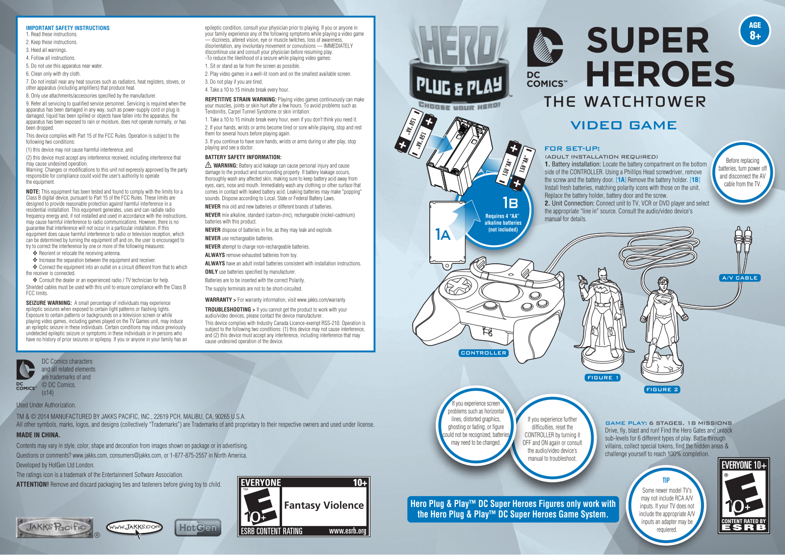 Jakks Pacific 78425 User Manual