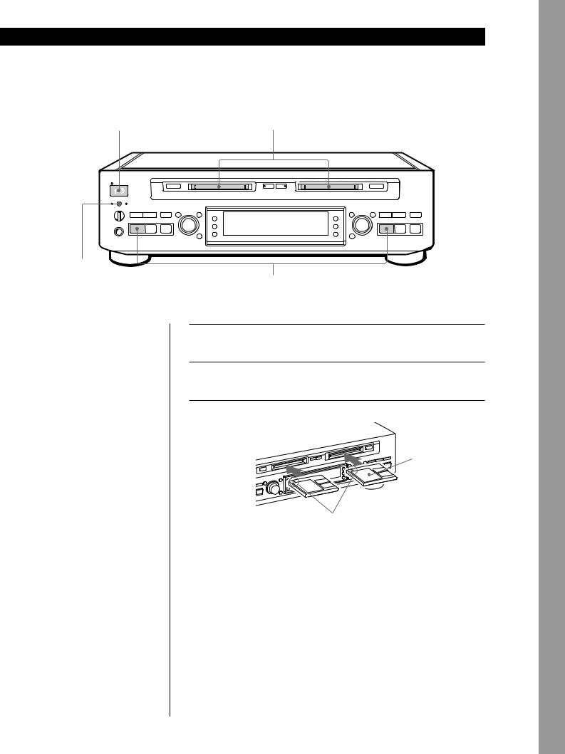 Sony MDS-W1 User Manual