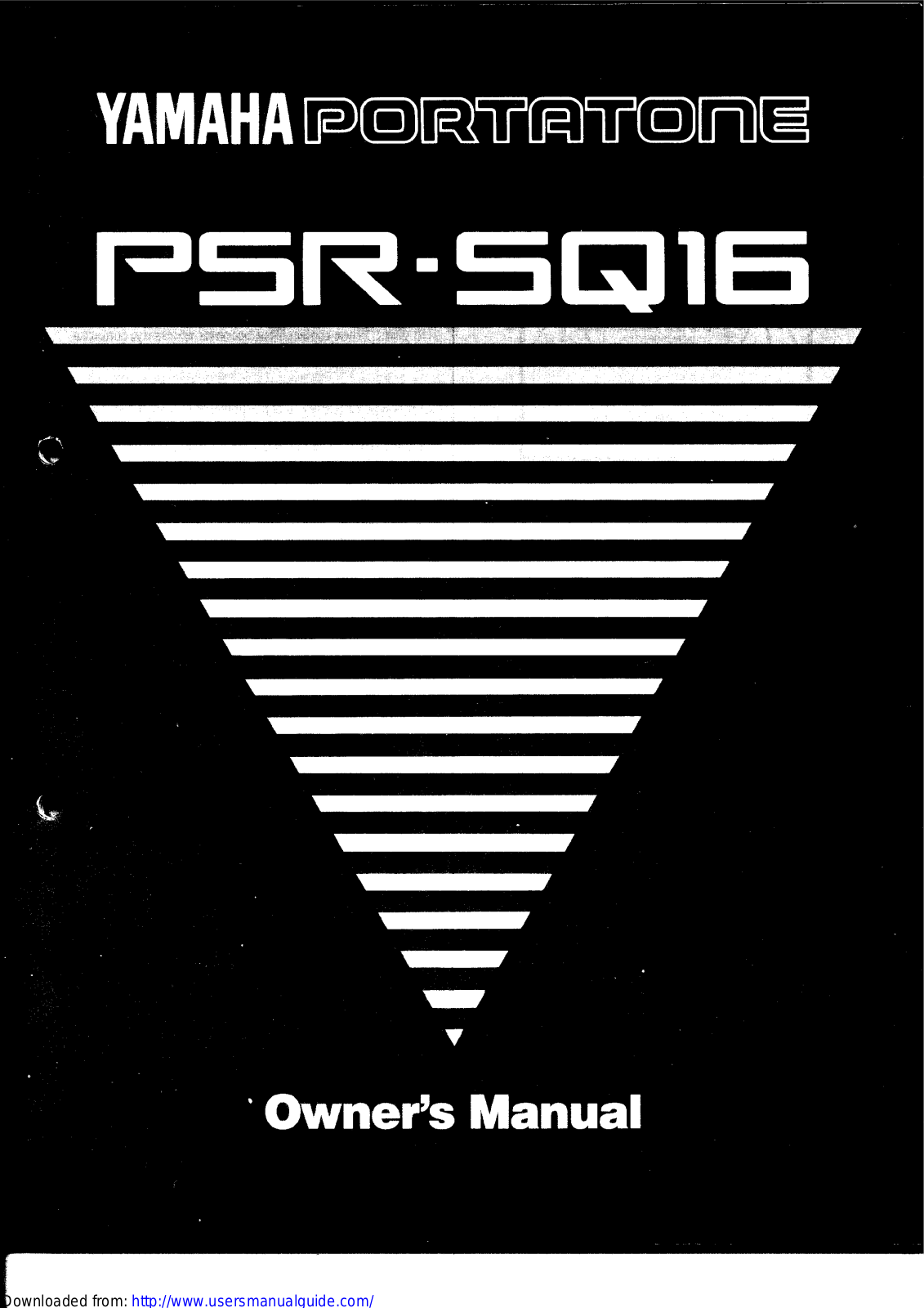 Yamaha Audio PSR-SQ16 User Manual