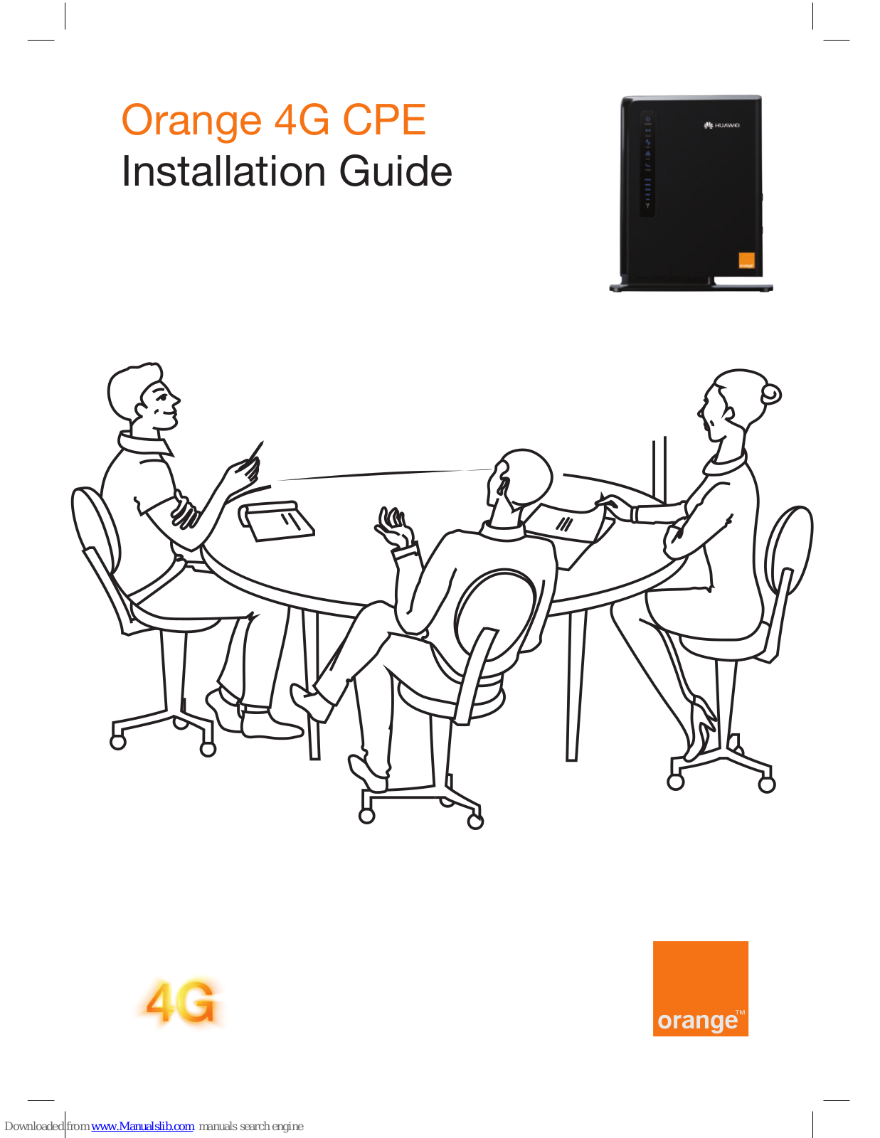 ORANGE 4G CPE Installation Manual