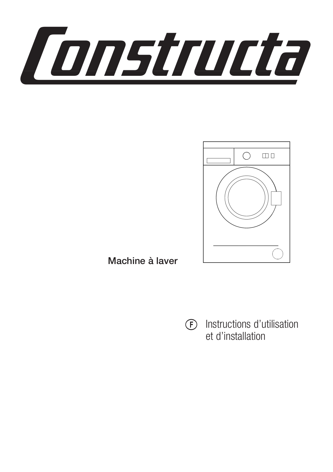 CONSTRUCTA CWF12A10FG User Manual