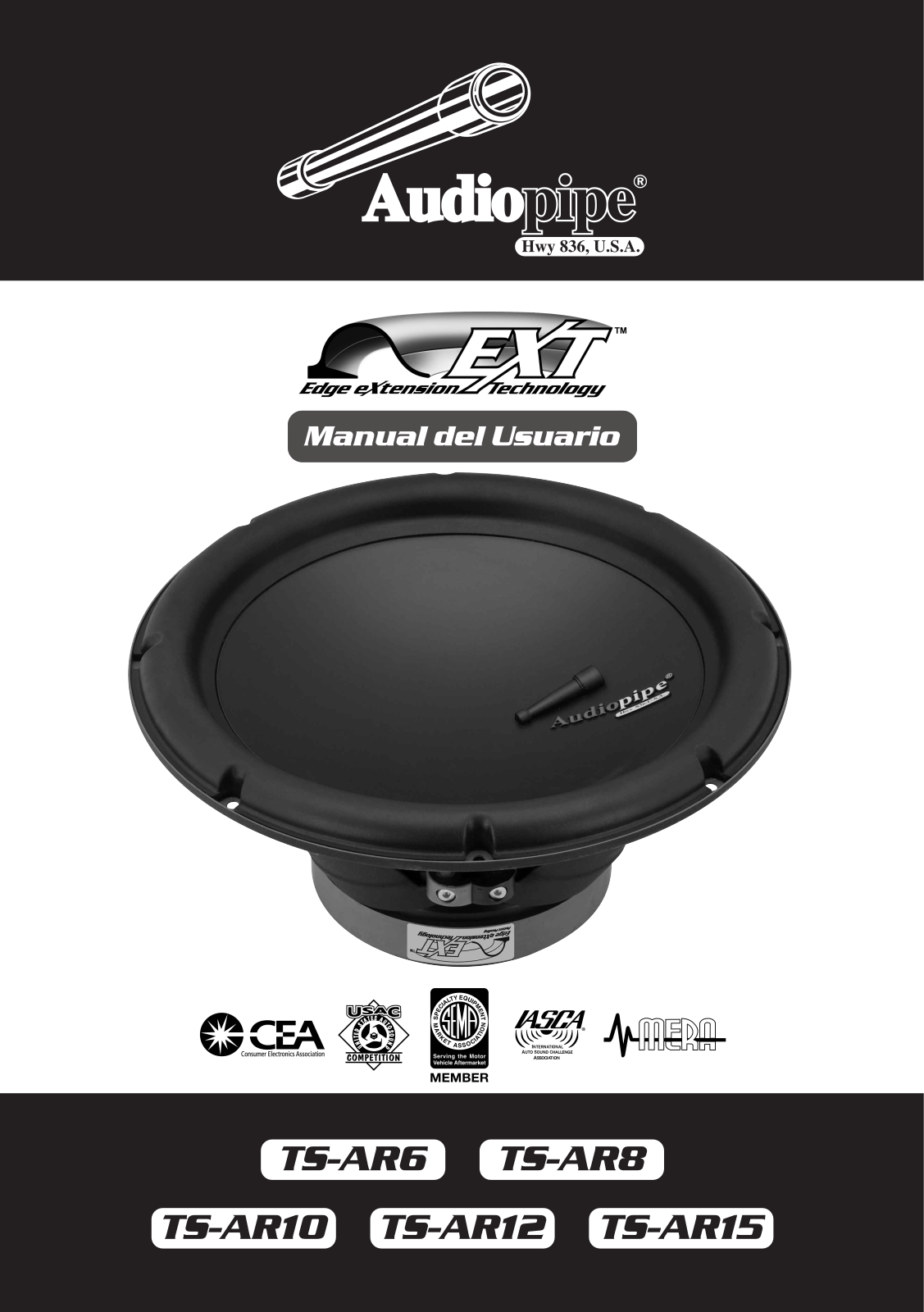 Audiopipe TS-AR8 Owners Manual