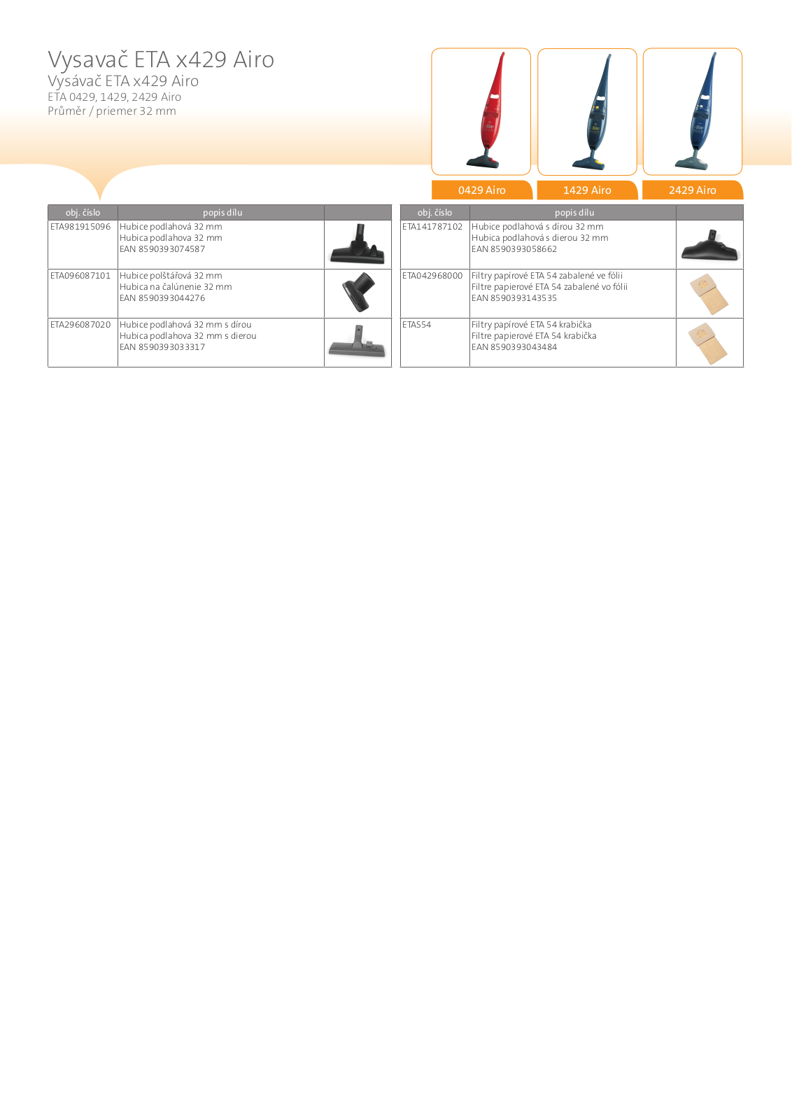 ETA 0429 68000, 0429 88010 User Manual