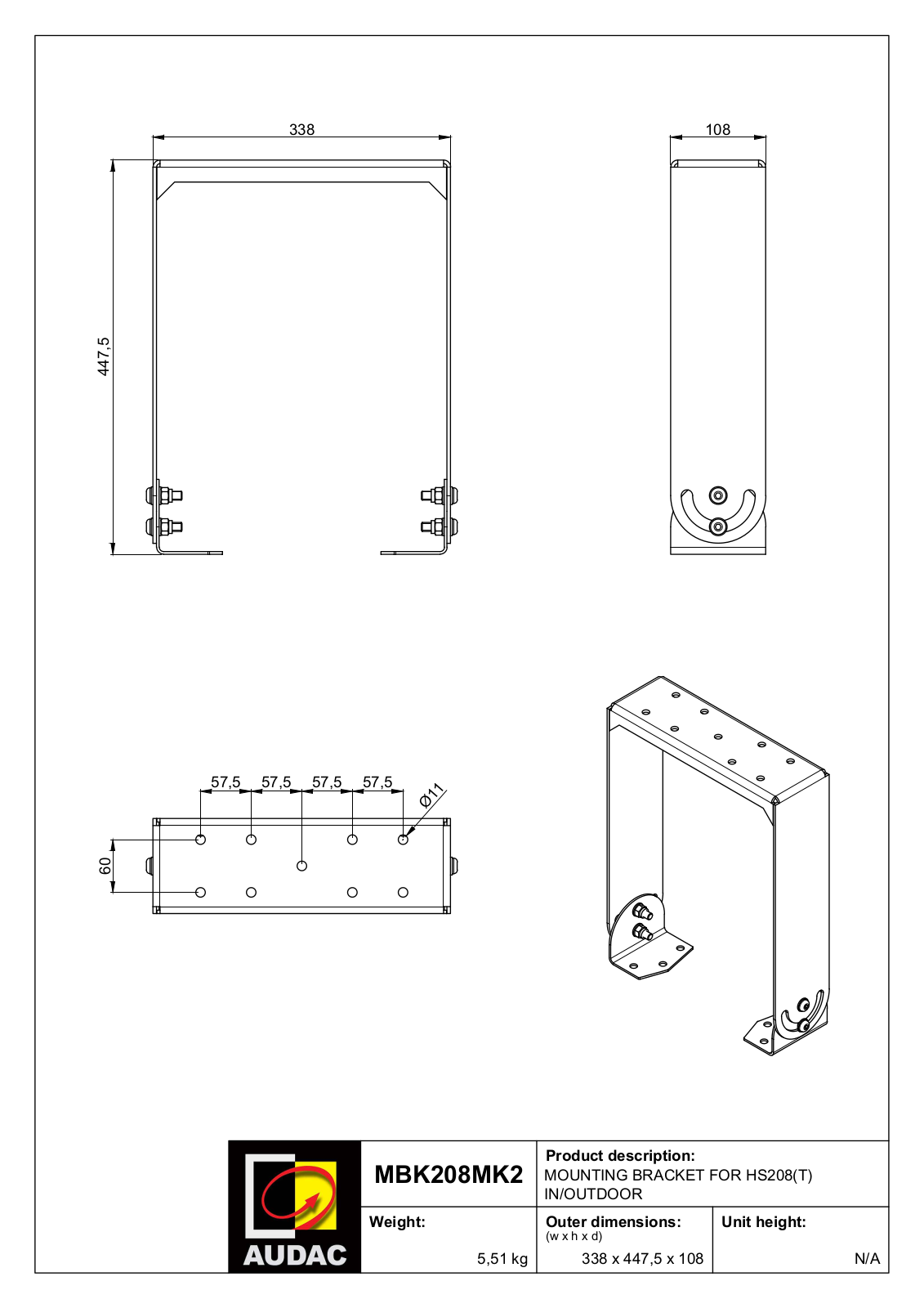 Audac MBK208MK2 User guide - ManualMachine.com