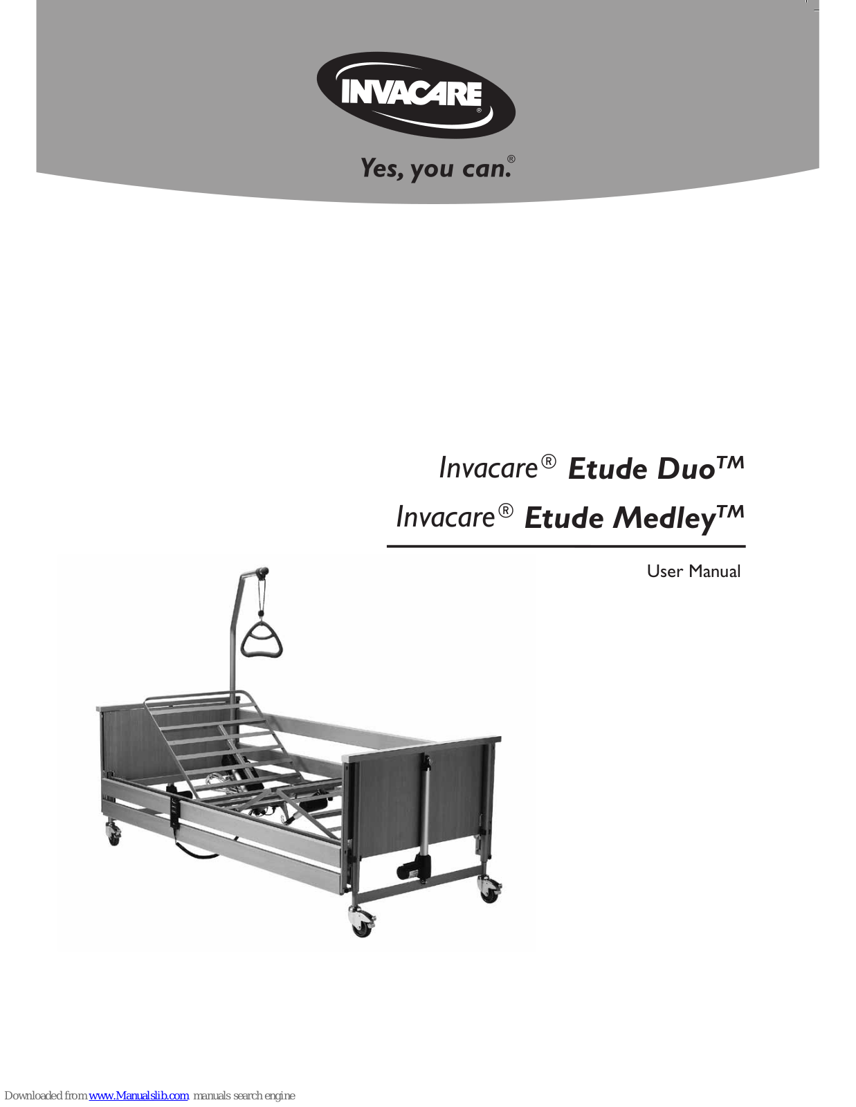 Invacare Etude Duo, Etude Medley User Manual