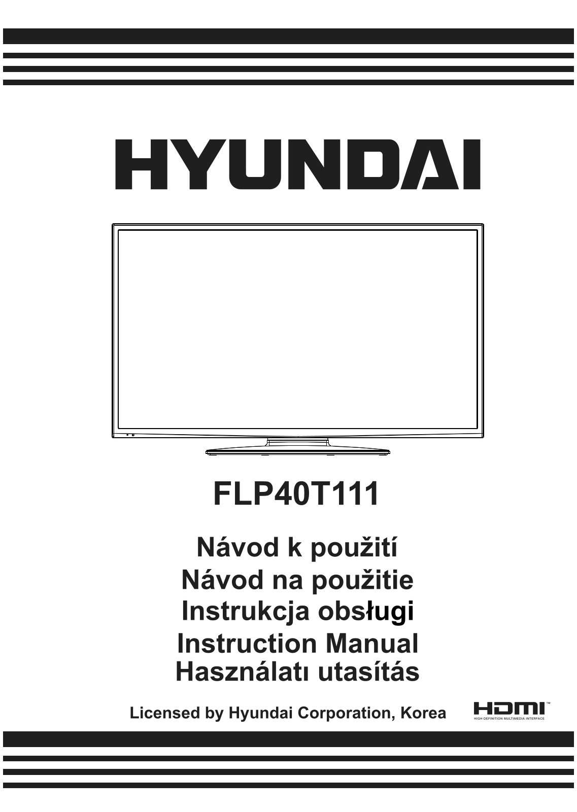 Hyundai FLP 40T111 User Manual