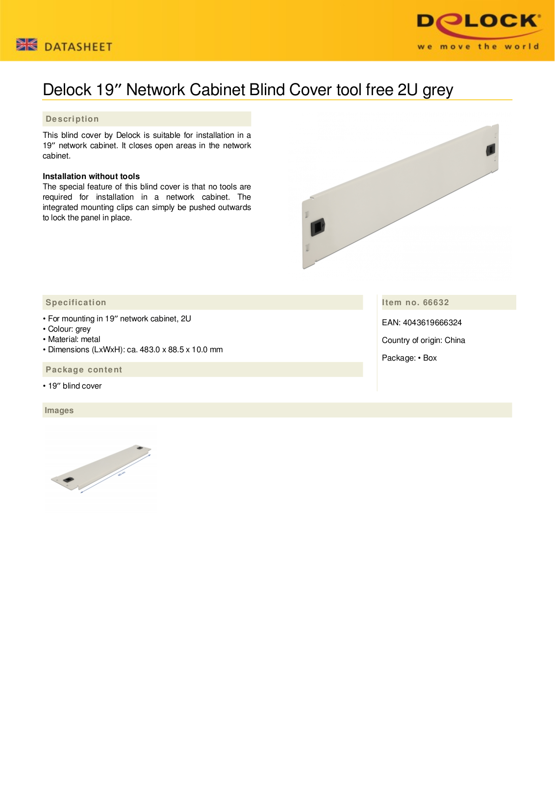 DELOCK 66632 Datasheet - ManualMachine.com