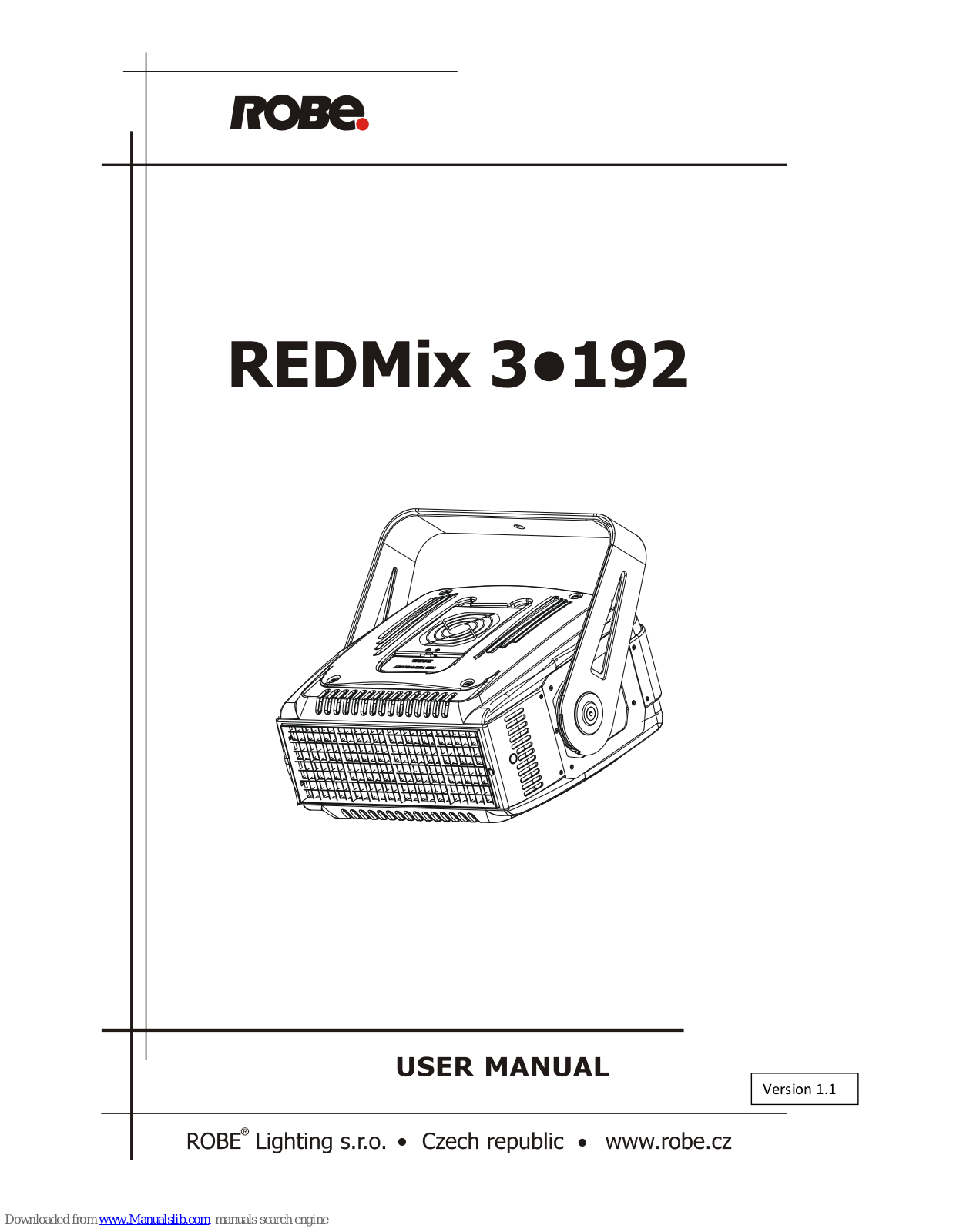 Robe REDMix 3-192 User Manual