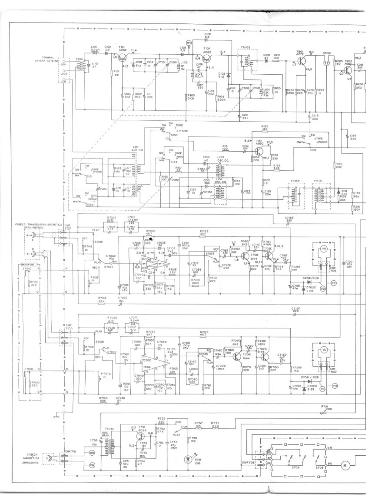 Philco PCS-30 Schematic