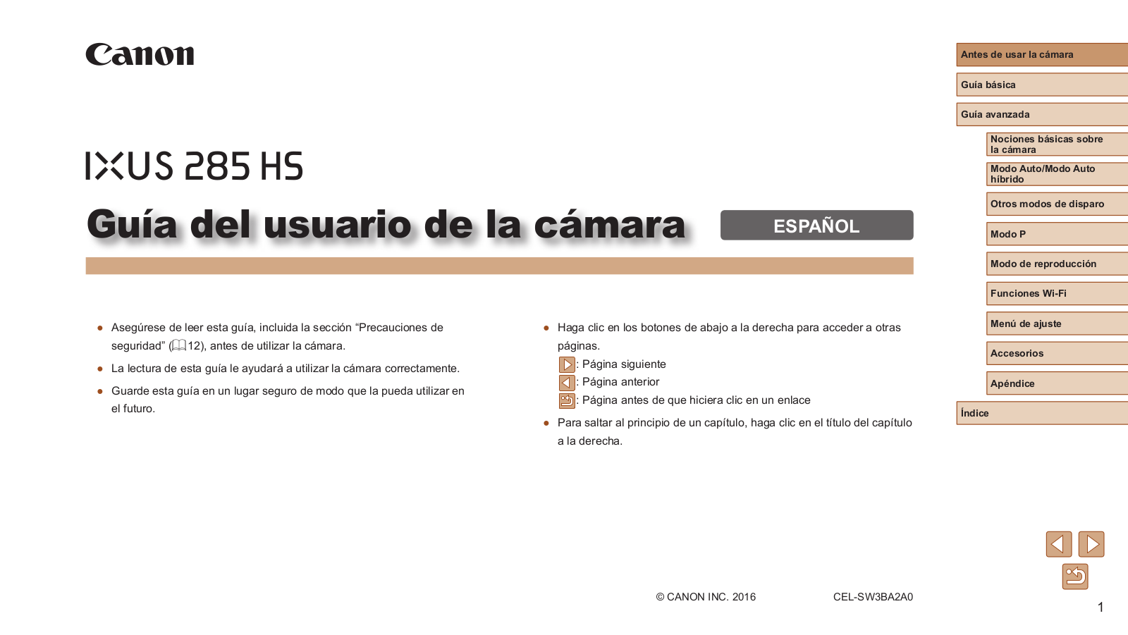 Canon IXUS 285 HS Instruction Manual