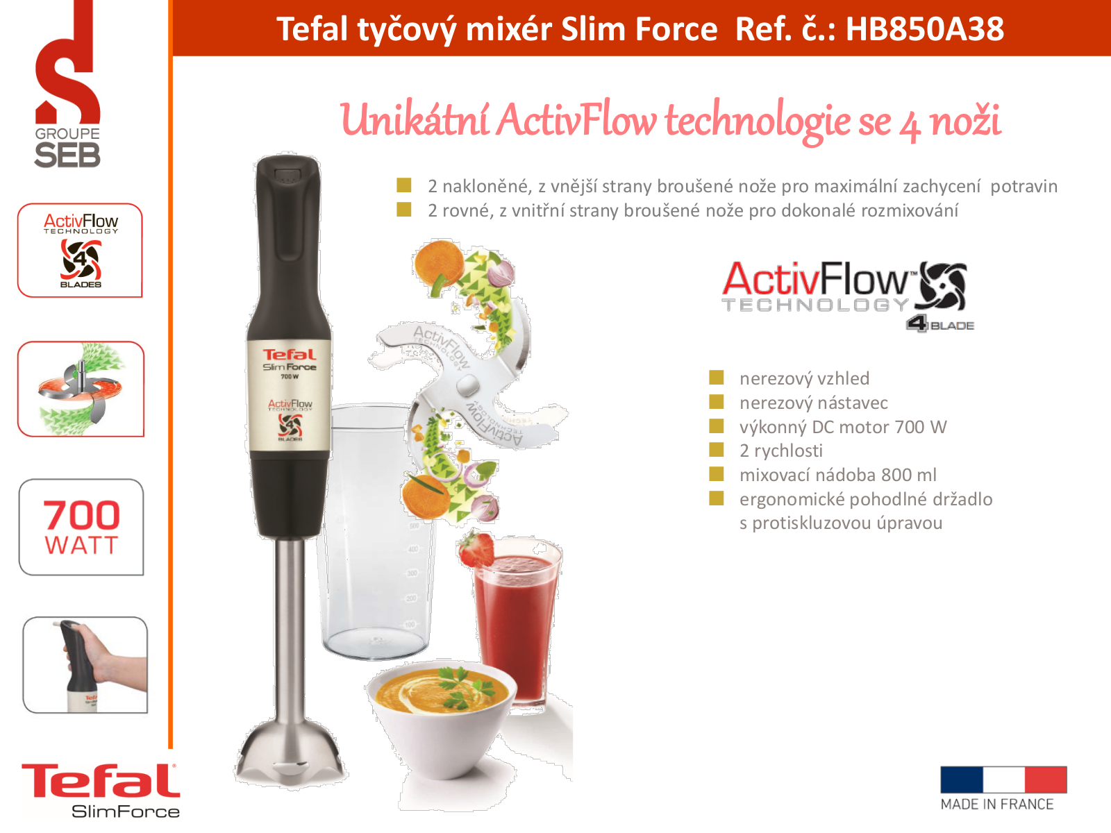 Tefal Slimforce HB850A38 User Manual