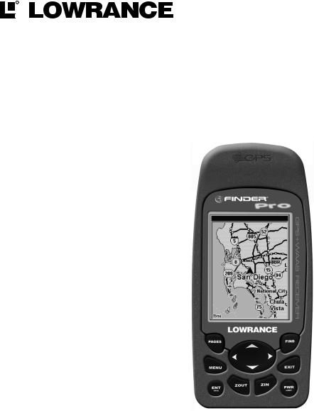 LOWRANCE IFINDER PRO User Manual