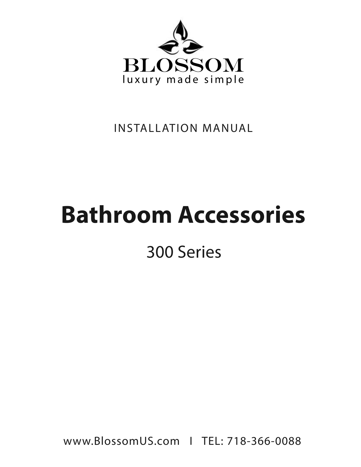 Blossom BLSS1075 Installation & Assembly - ManualMachine.com