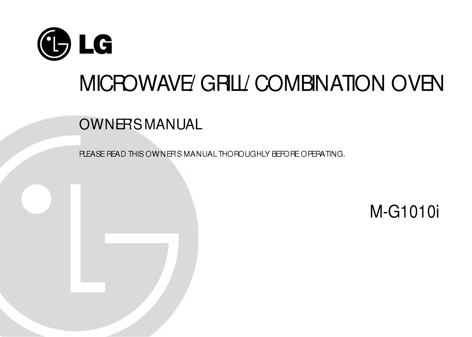 LG M-G1010I User Manual