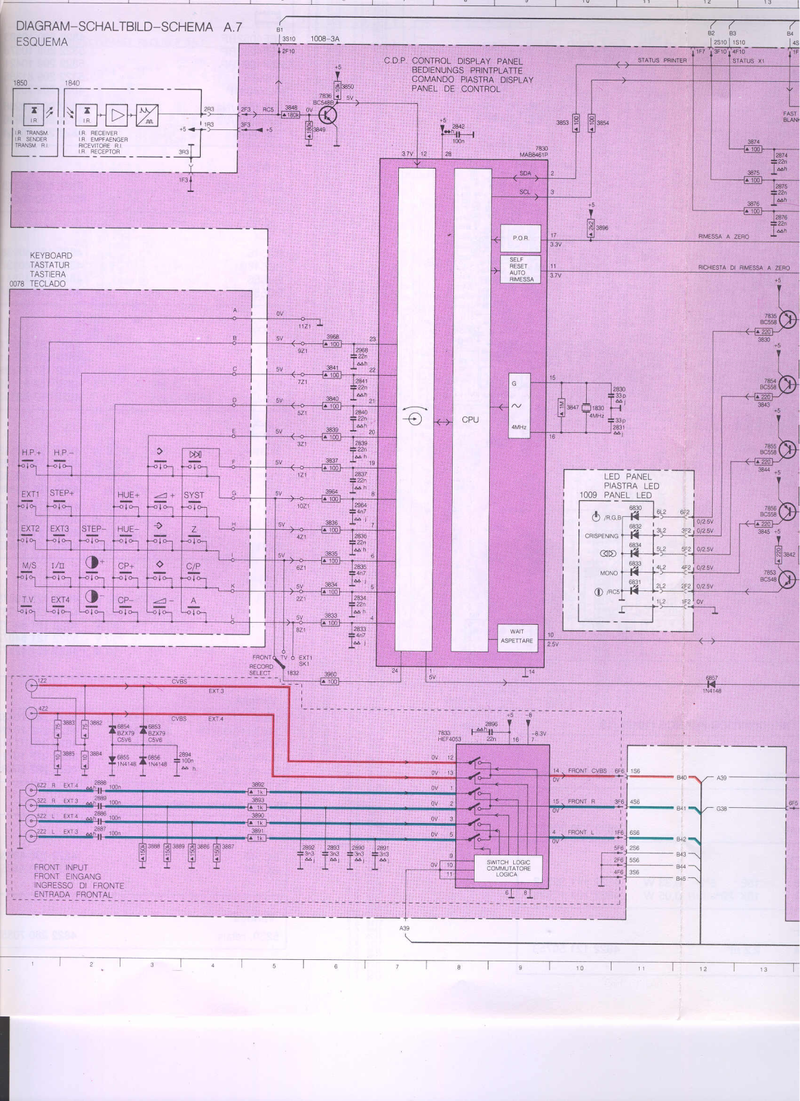 Philips 3A-PTV Schematic