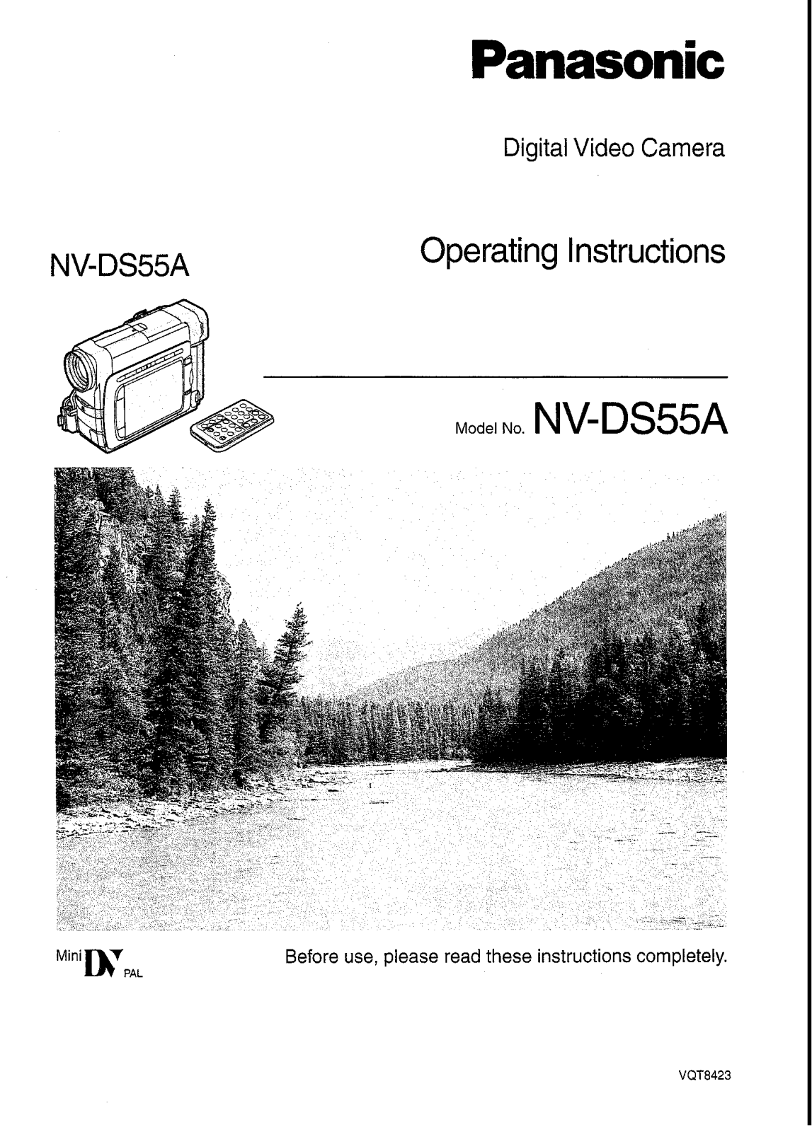 Panasonic NV-DS55A User Manual