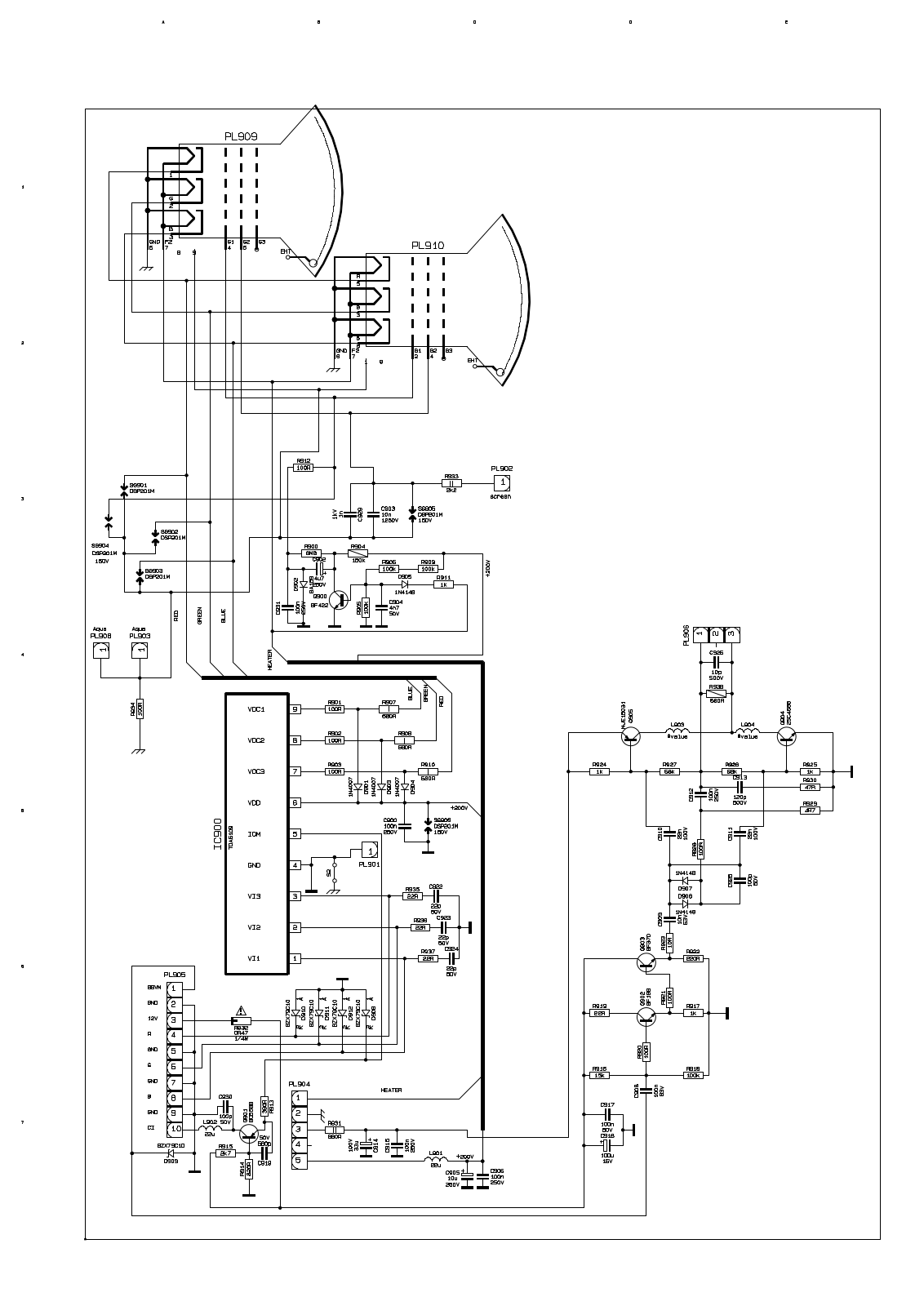 Vestel 11TP52E schematic