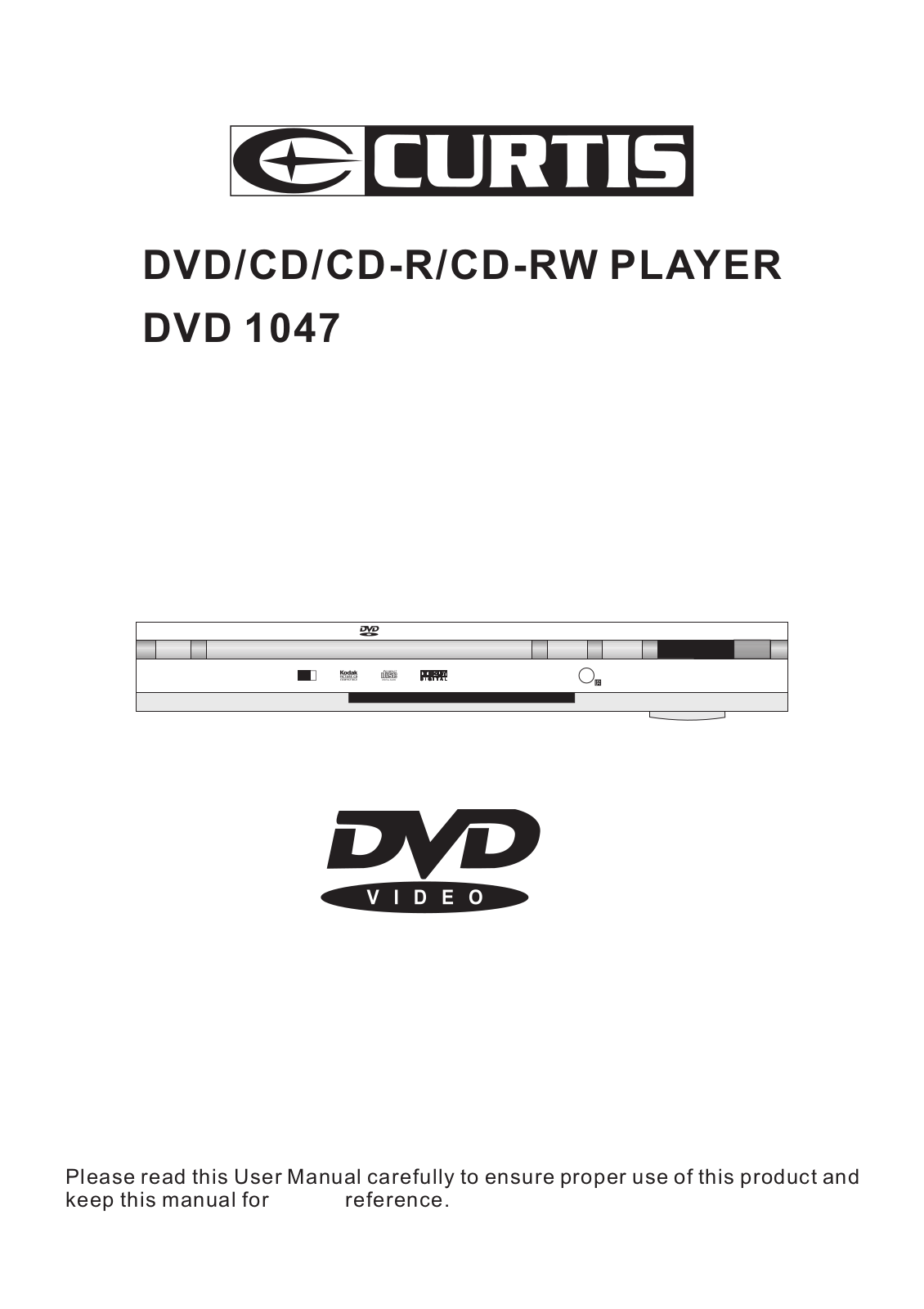 Curtis DVD 1047 User Manual