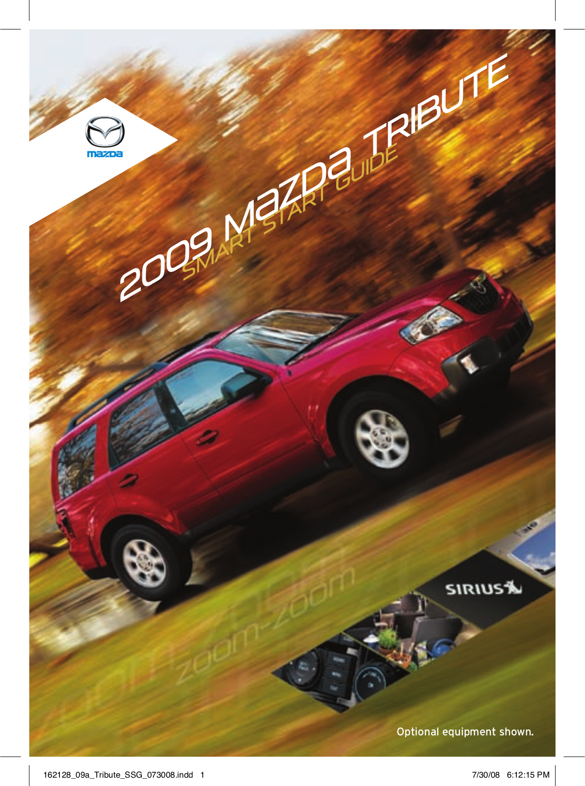 Mazda Tribute 2009 User Manual