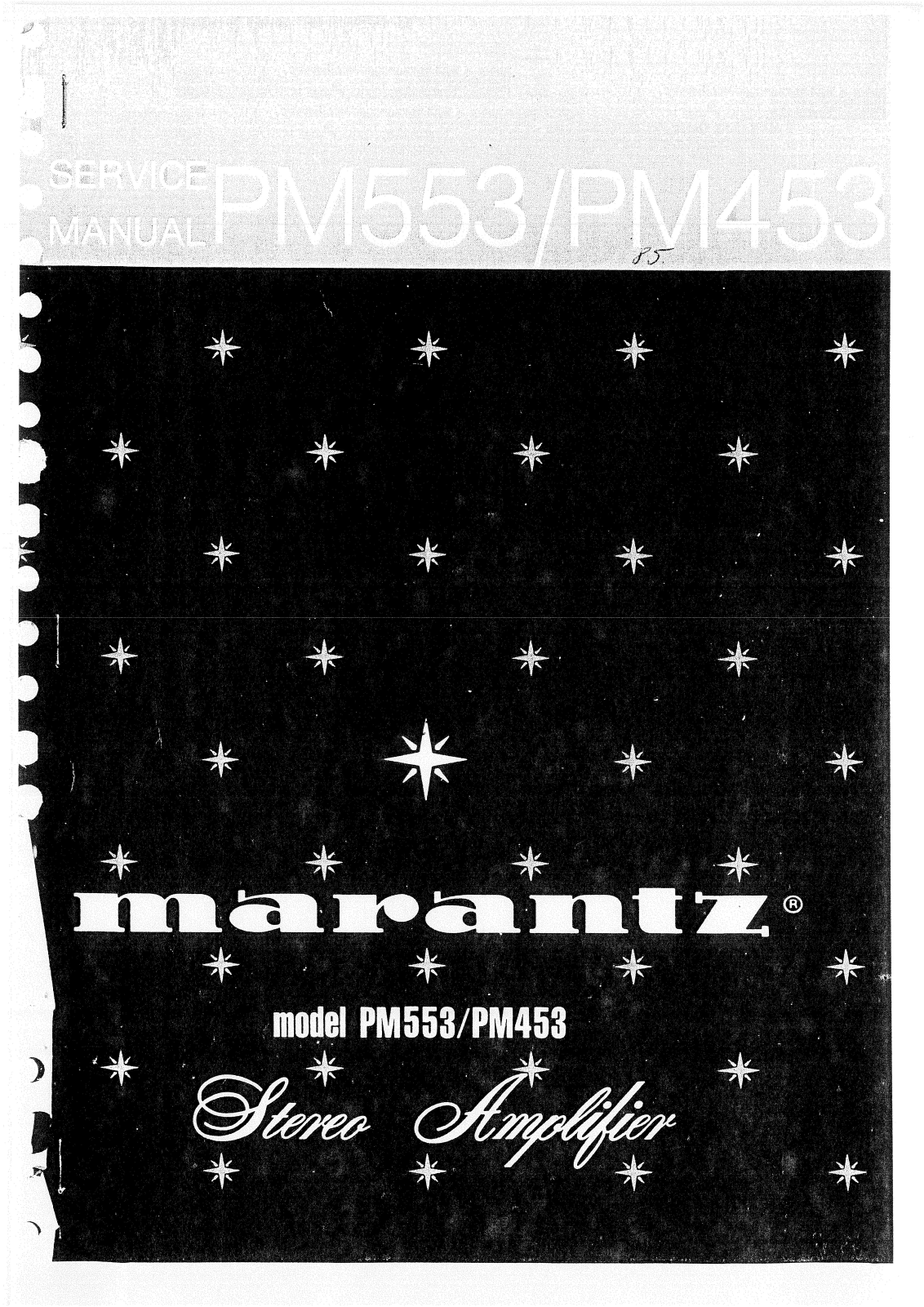 Marantz PM-453, PM-553 Schematic