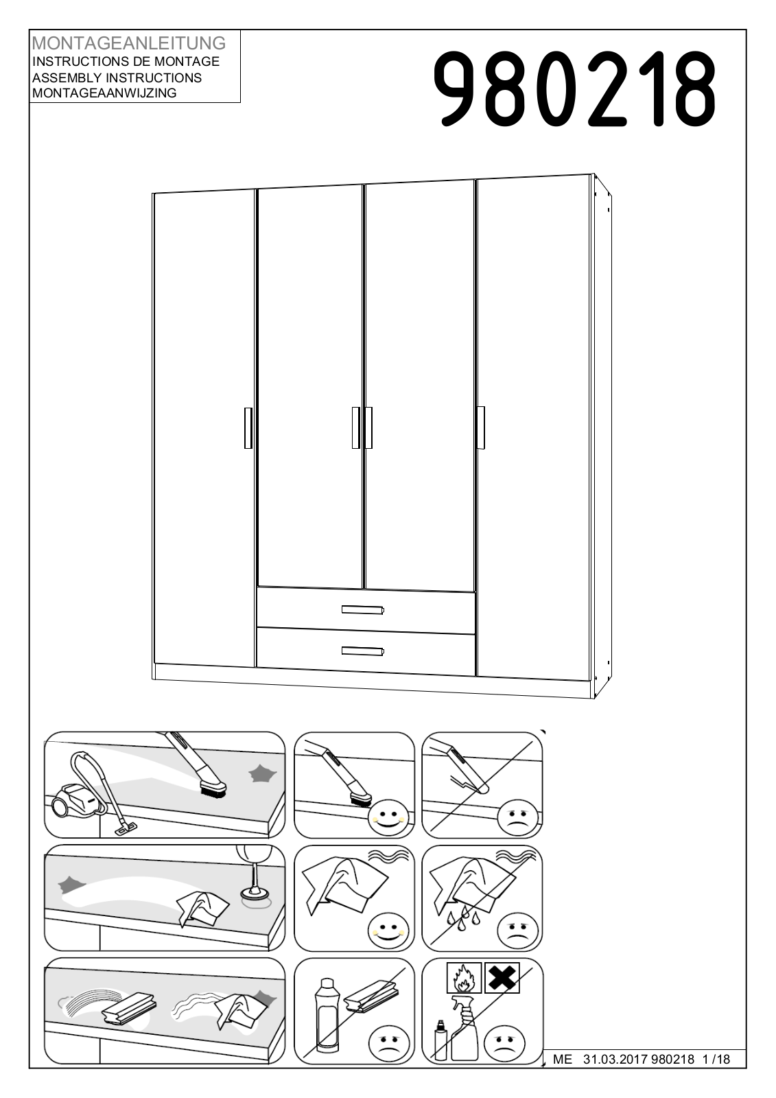 Wimex 980218 Assembly instructions