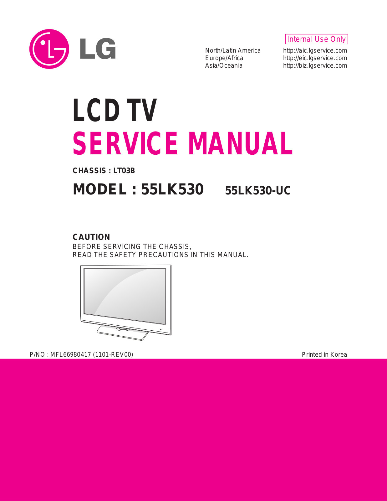 LG 55LK530-UC Schematic