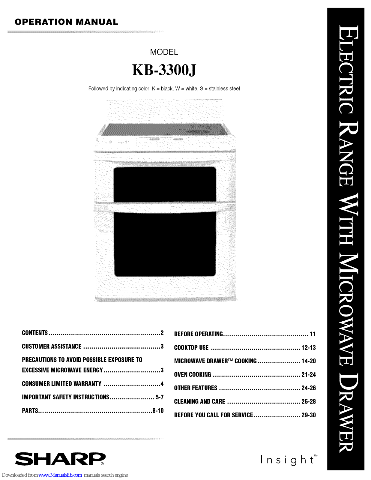 Sharp KB-3300J Operation Manual - ManualMachine.com