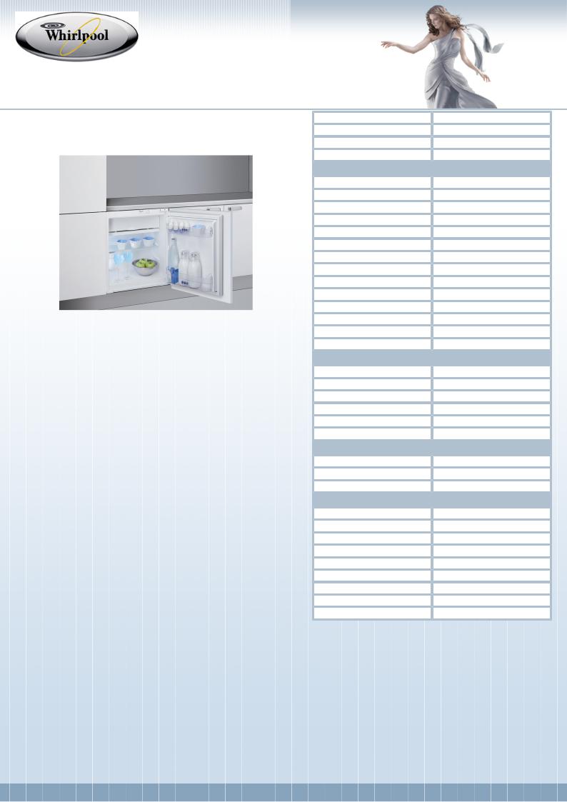 Whirlpool ARZ 004-A User Manual