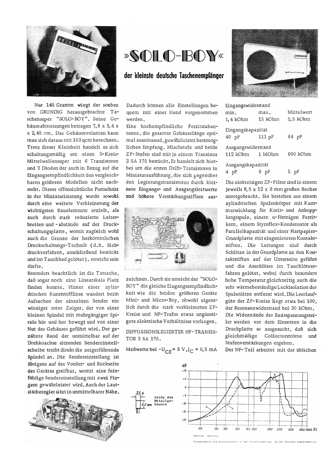 Grundig Solo-Boy-201 Service Manual