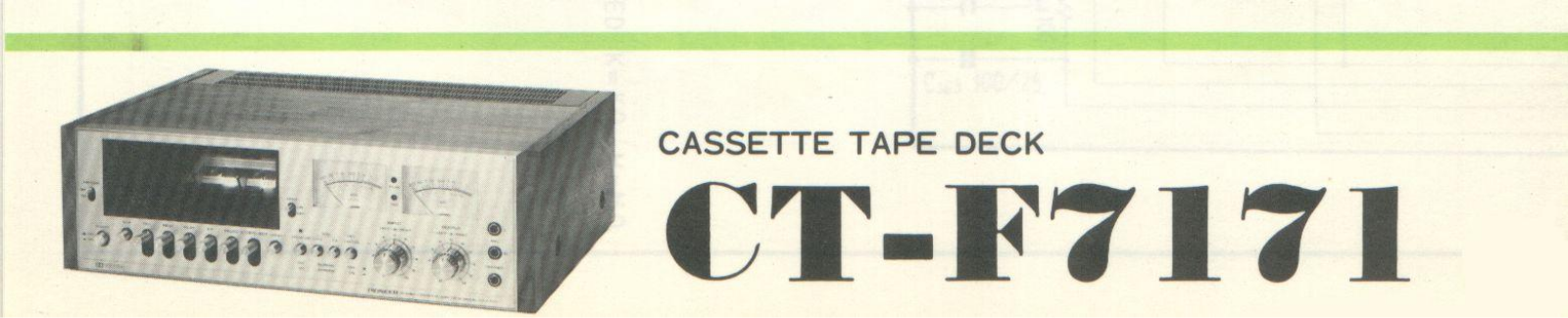 Pioneer CTF-7171 Schematic