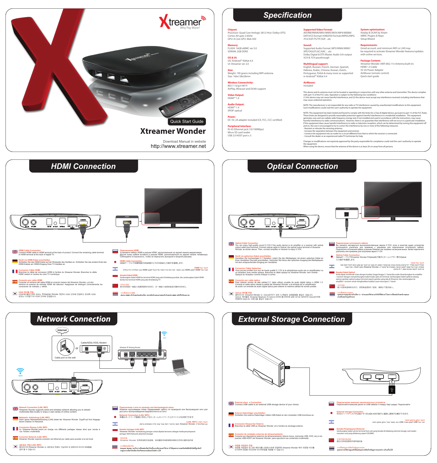 XTREAMER XTWONDER User Manual