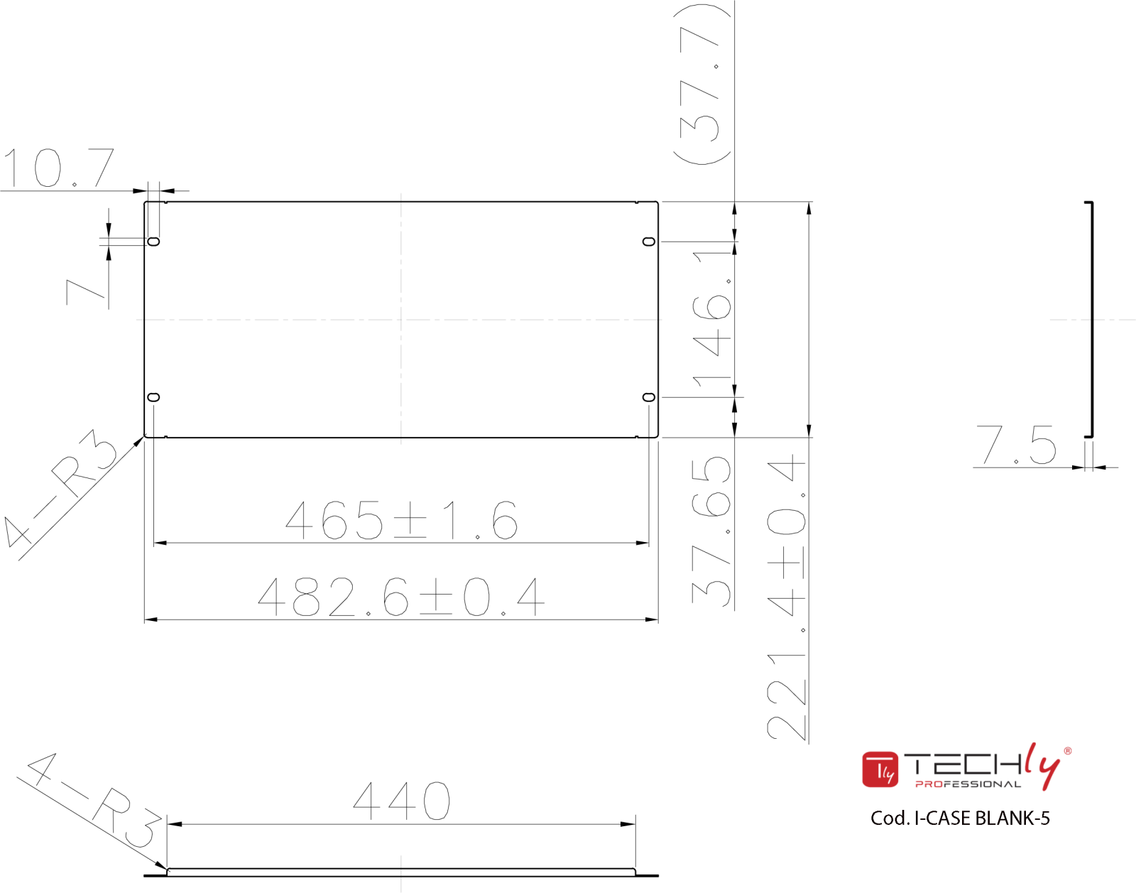 Intellinet I-CASE BLANK-5 Drawing - ManualMachine.com