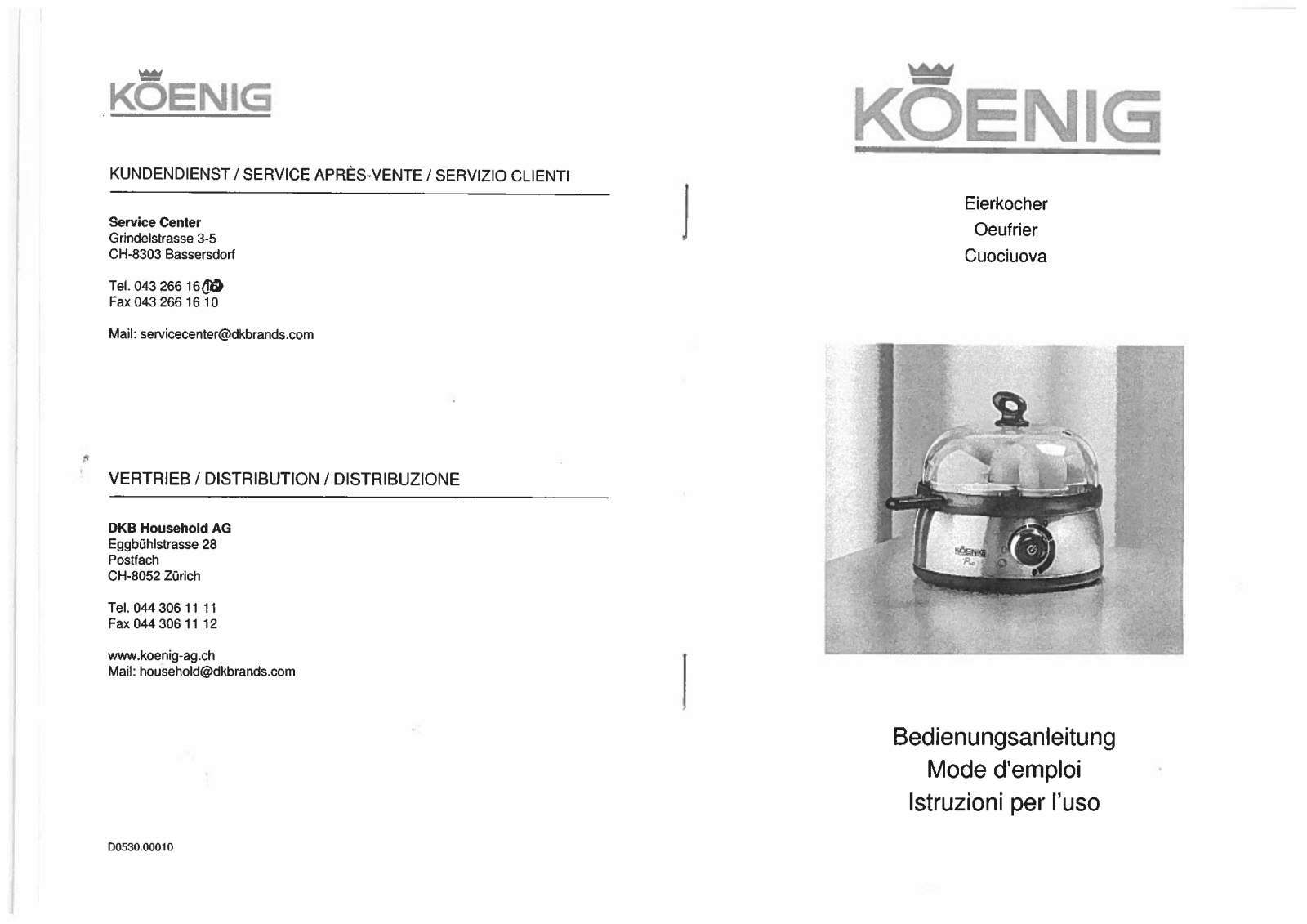 Koenig Pic User Manual