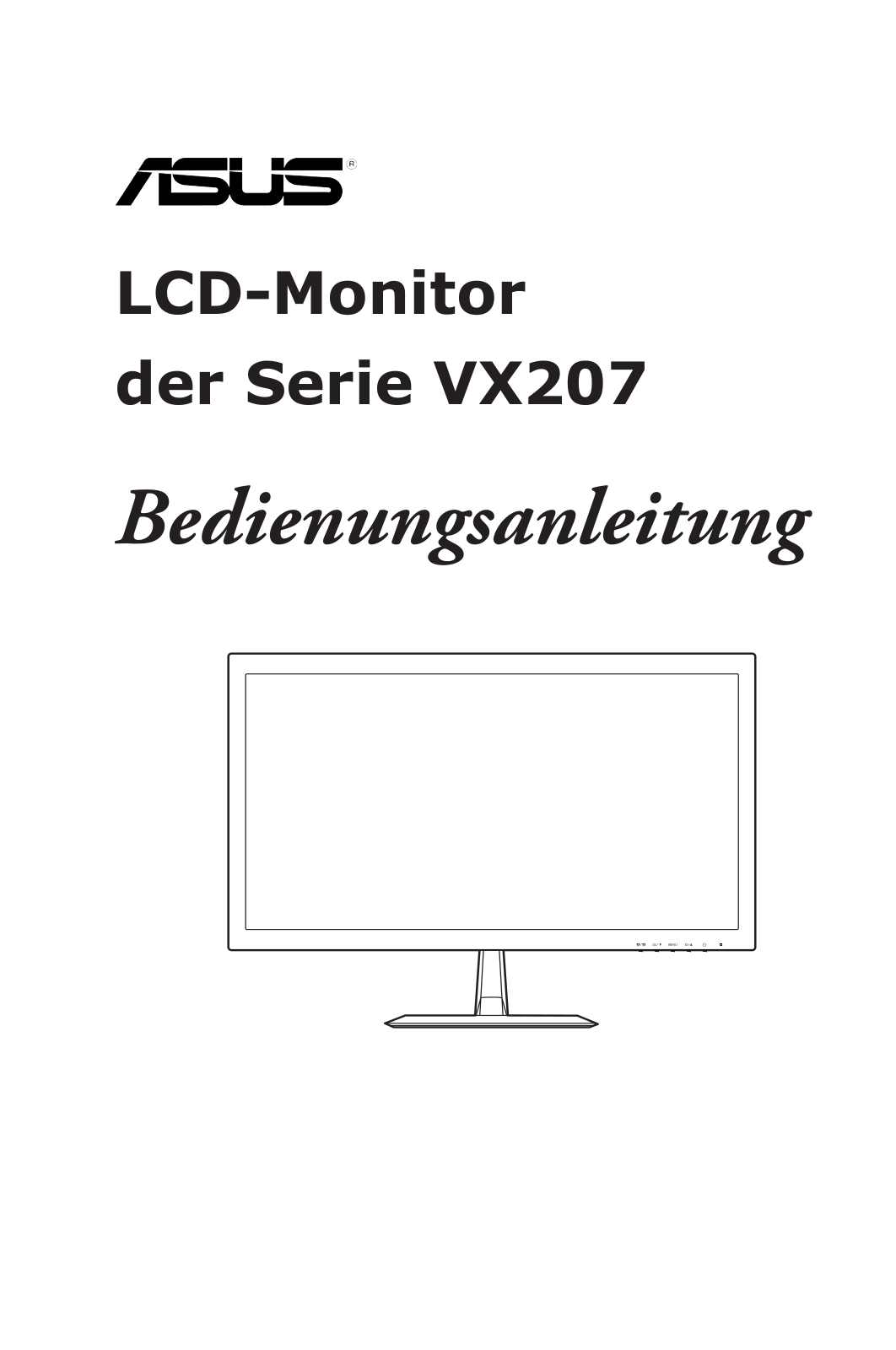 Asus VX207NE, VX207DE User’s Manual