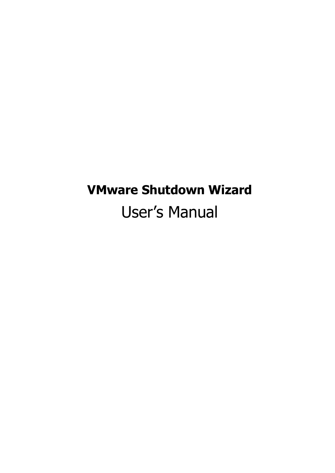 PowerWalker VMWare ESXi User Manual