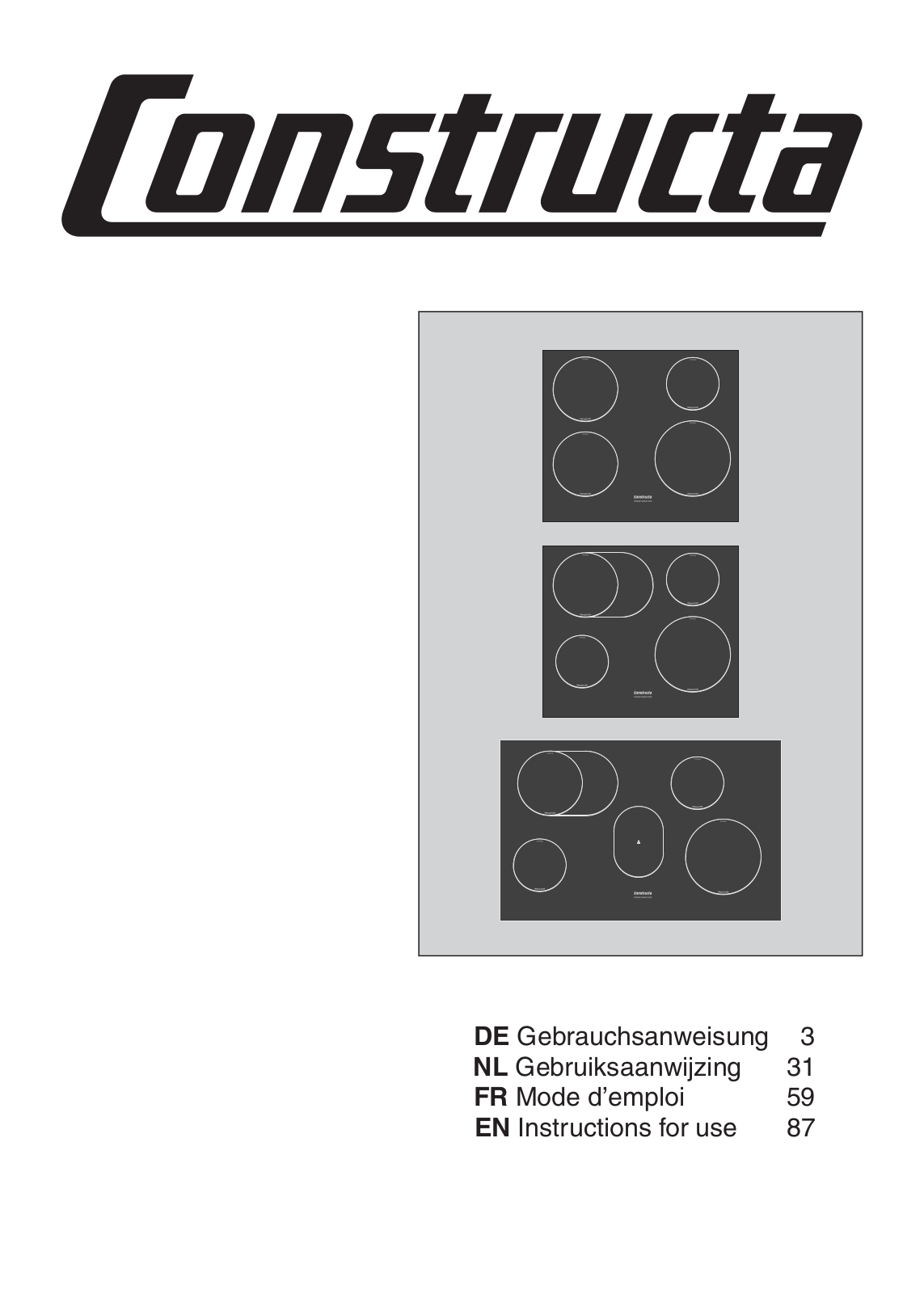 Constructa CA428350X, CA421350X, CA422350X User Manual