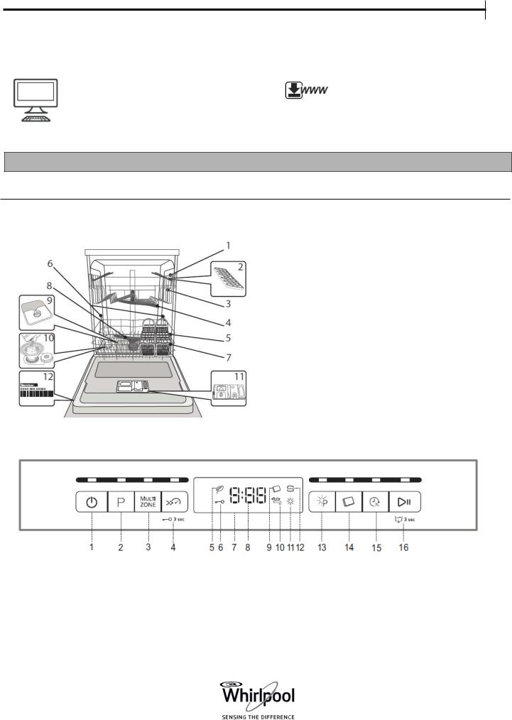 WHIRLPOOL WFO 3O32 P User Manual