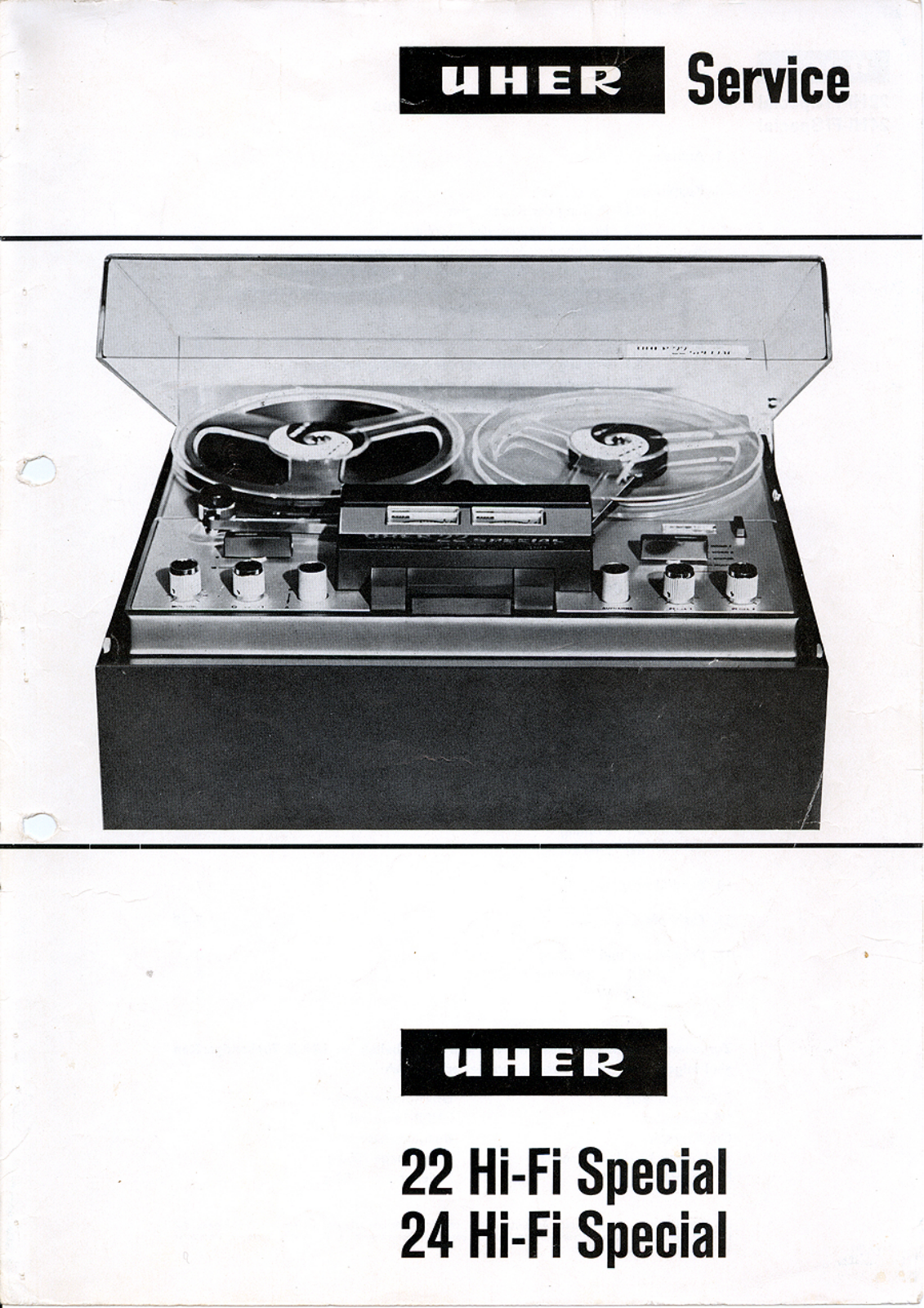 Uher 22 Hi-Fi Special Service manual