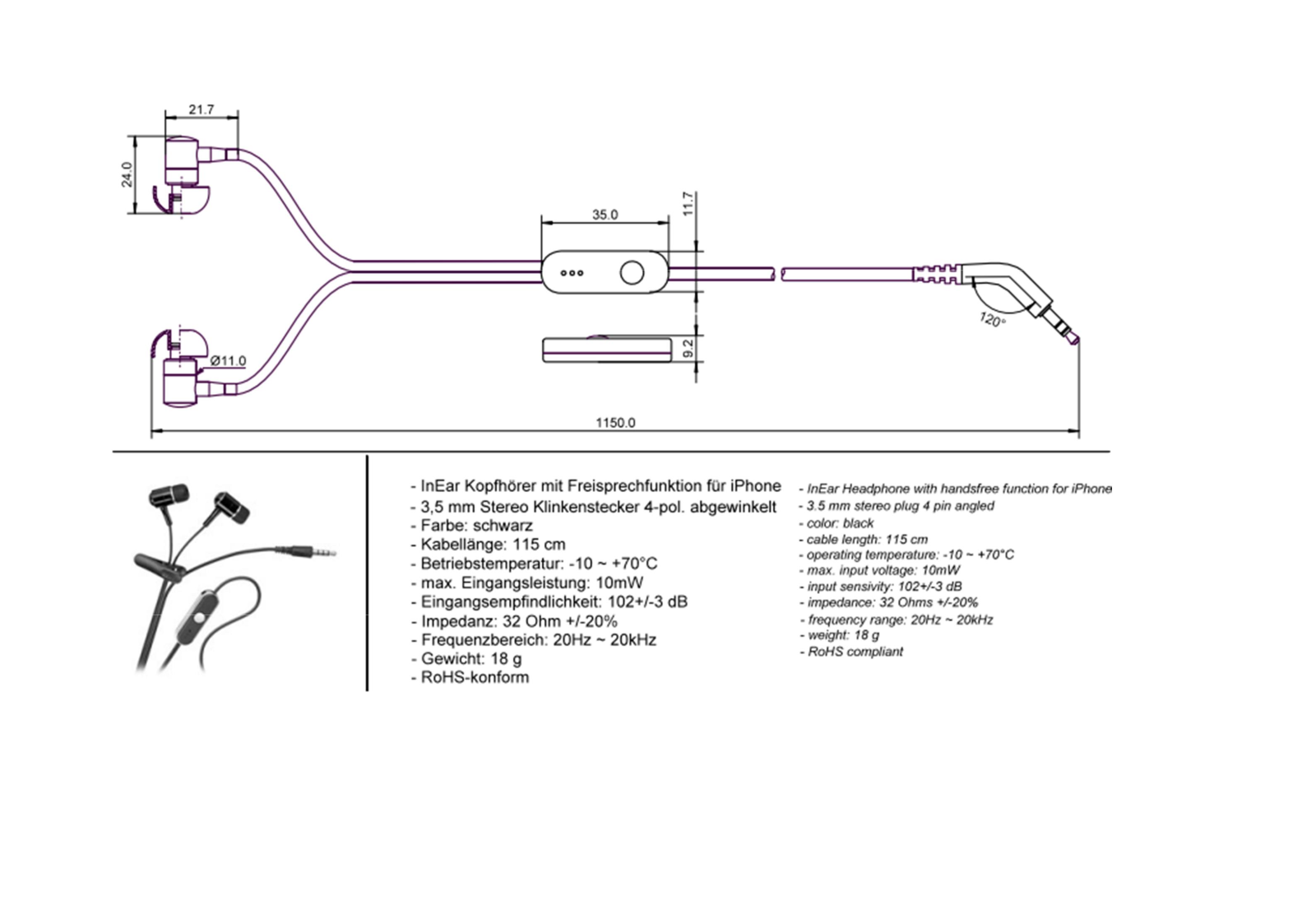 Goobay SB-HP 2283 Datasheet - ManualMachine.com