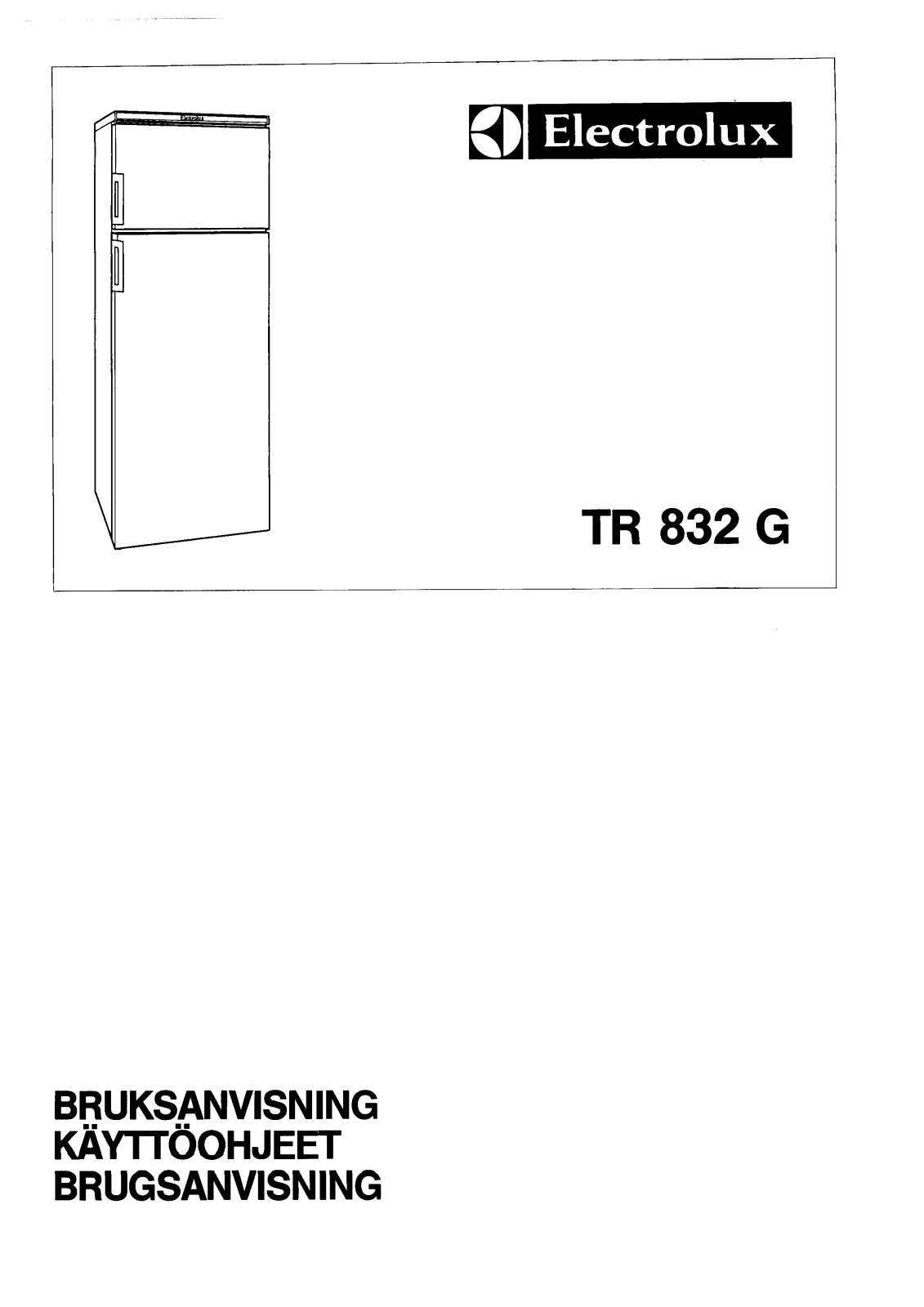 AEG TR832G User Manual