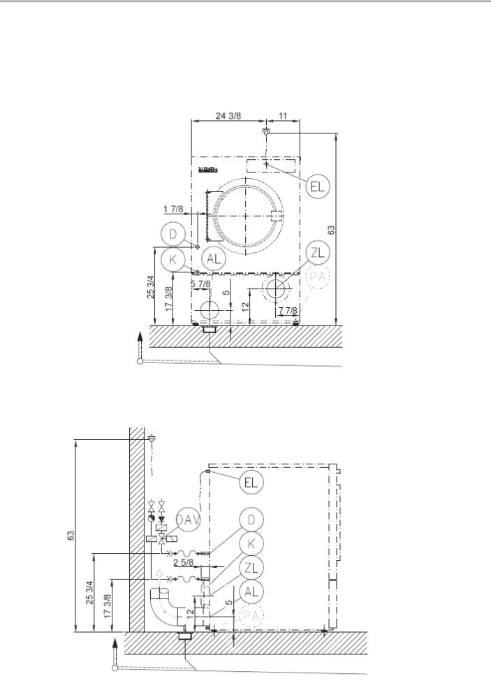 Miele PT 8407 D Installation diagram