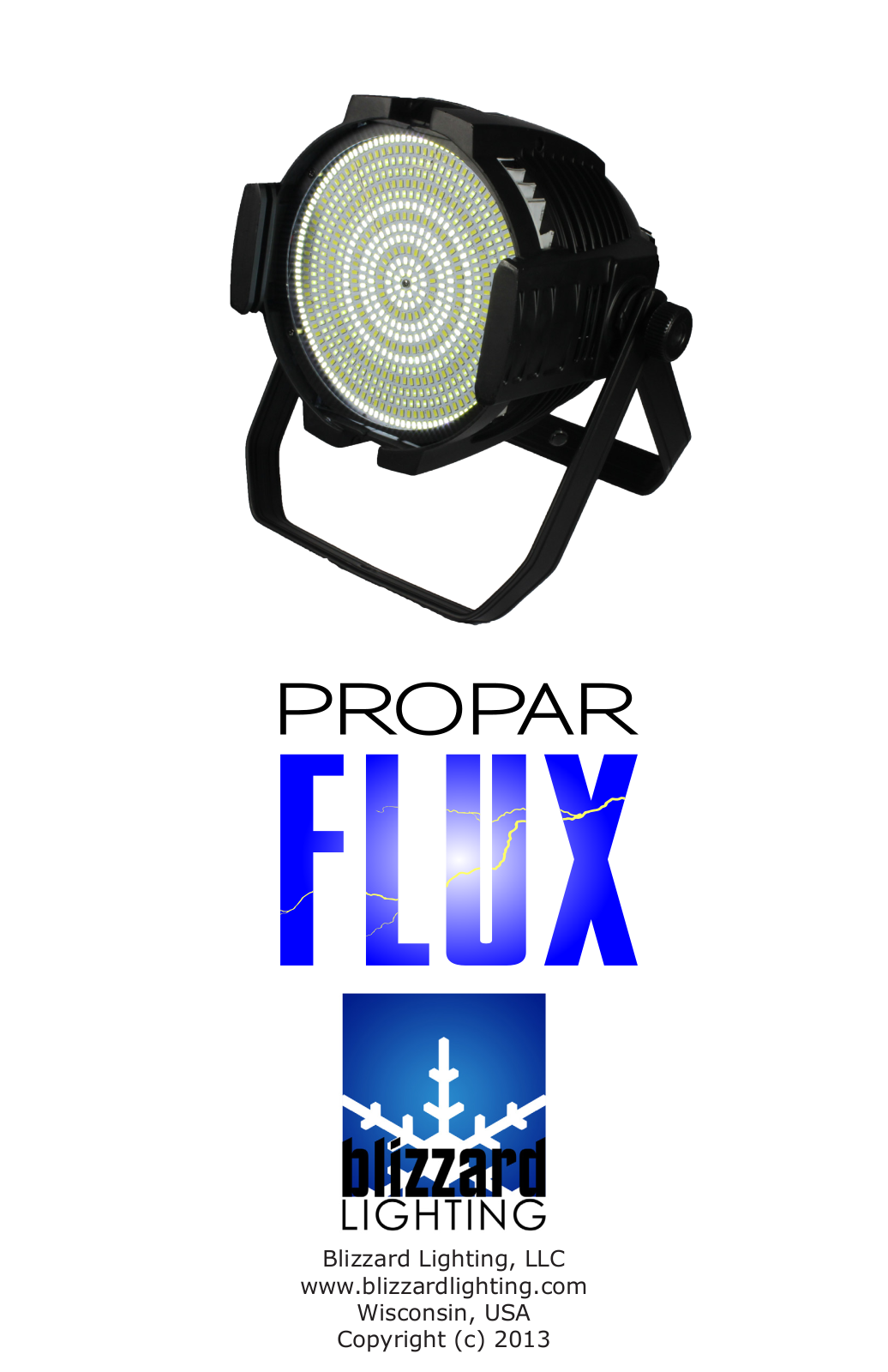 Blizzard Lighting Flux ProPar User Manual