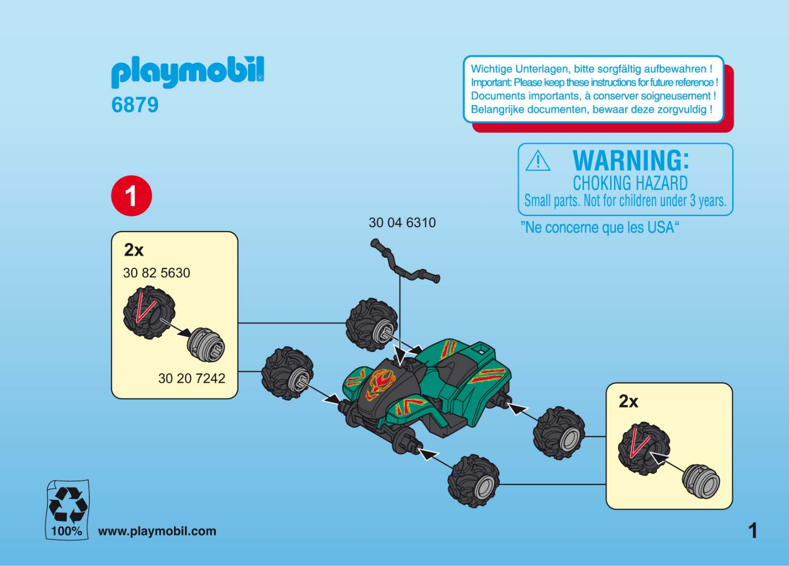 playmobil 6879 Service Manual