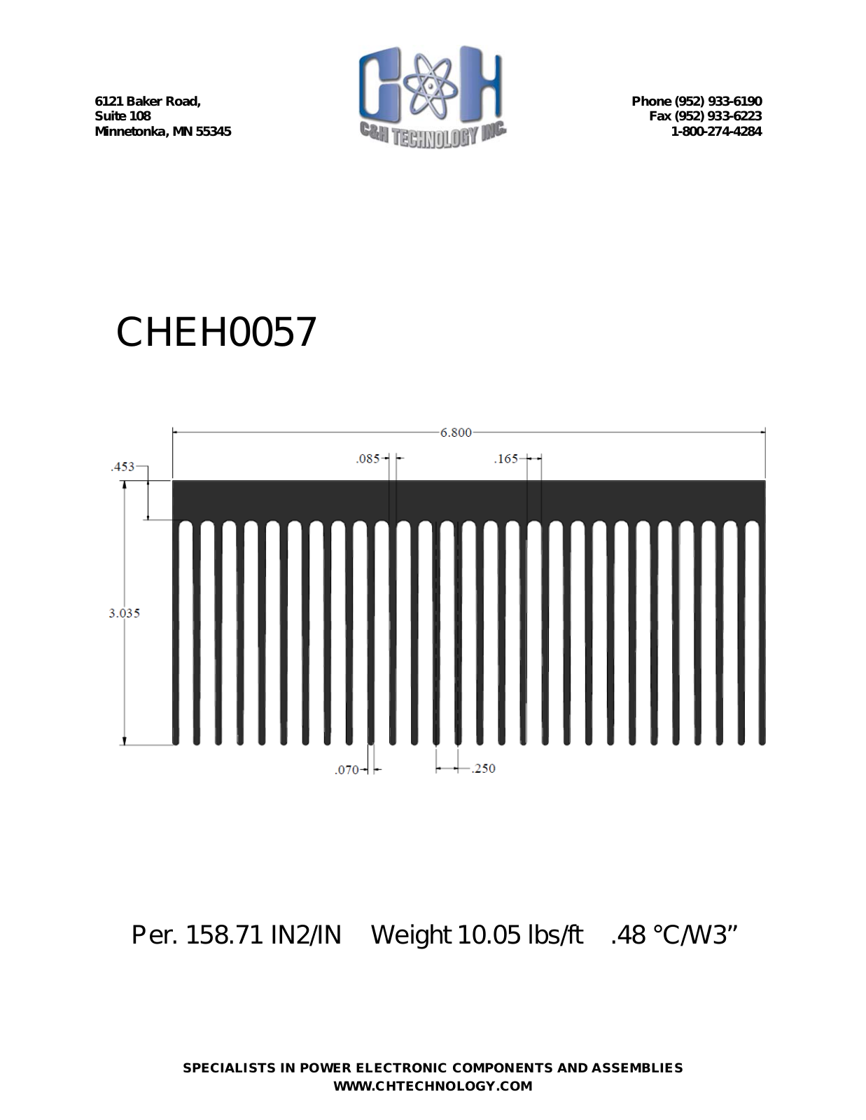 C&H Technology CHEH0057 User Manual