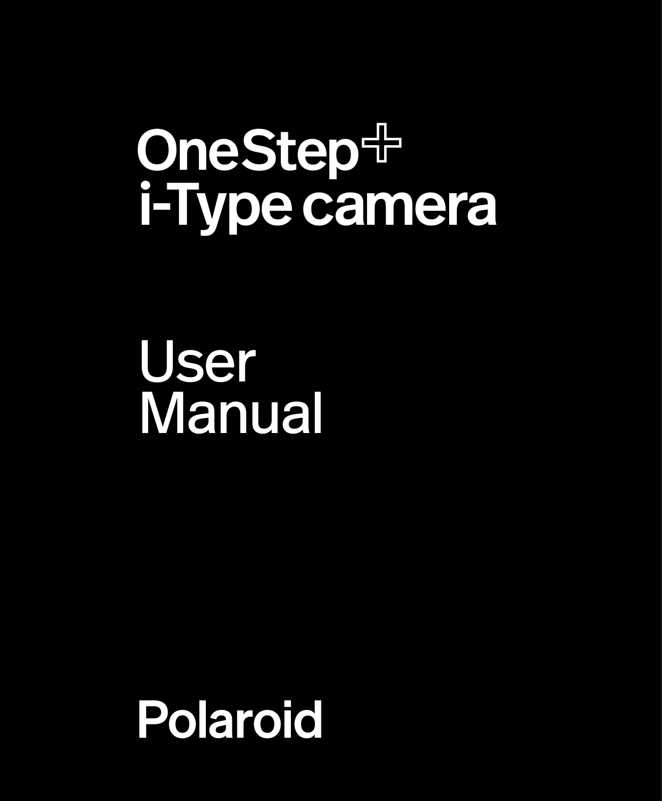 Polaroid OneStep+ Instruction manual