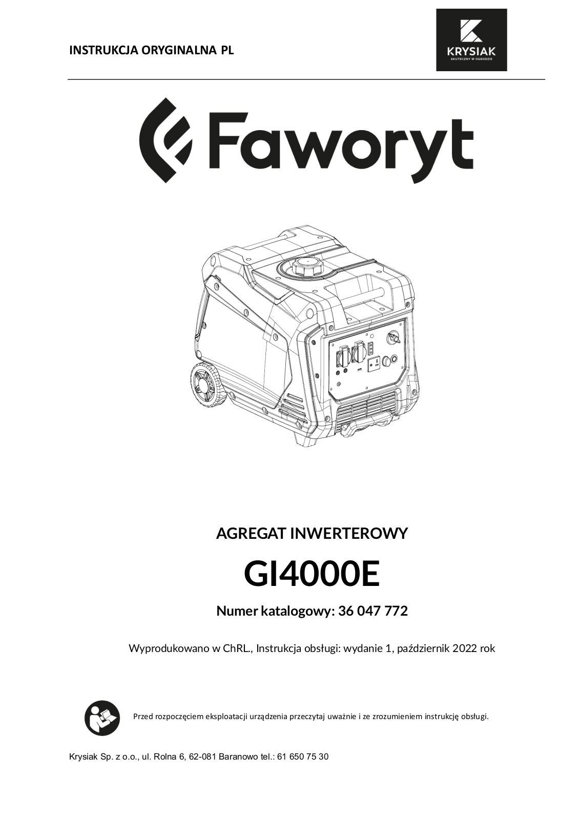 FAWORYT GI4000E User guide - ManualMachine.com