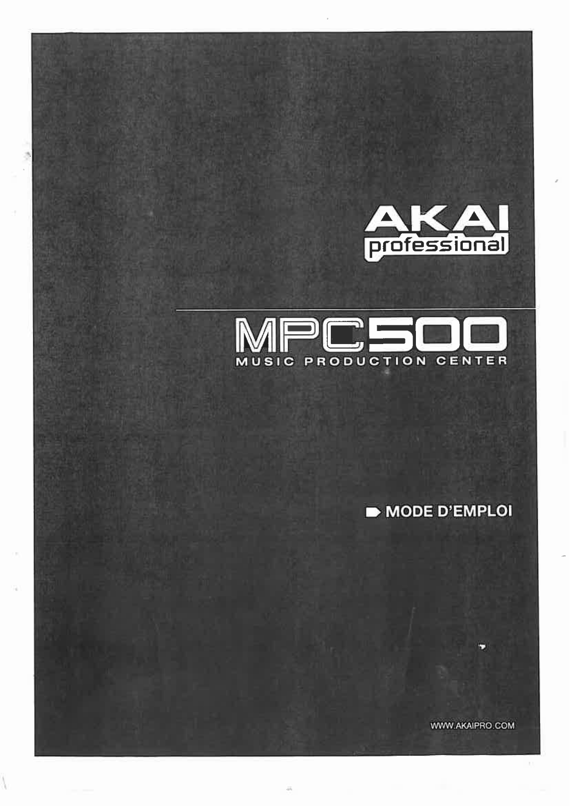 Akai MPC-500 User Manual