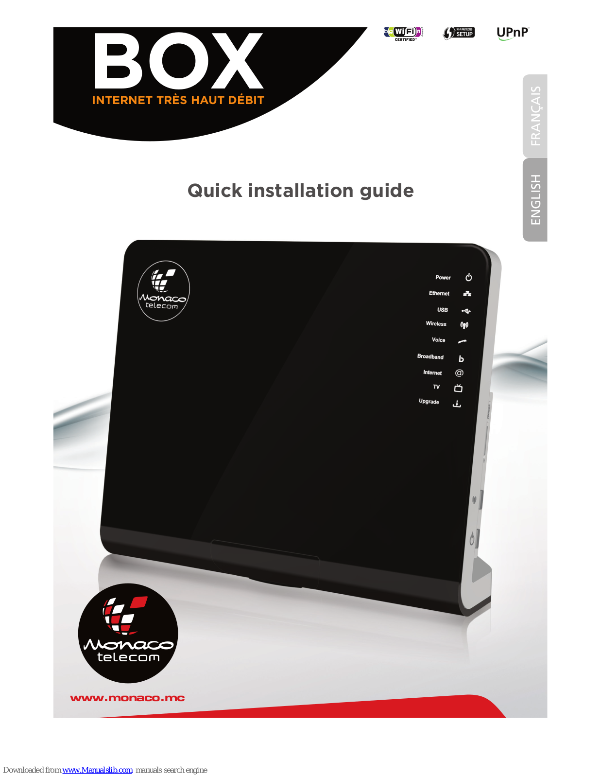 Monaco BOX Quick Installation Manual