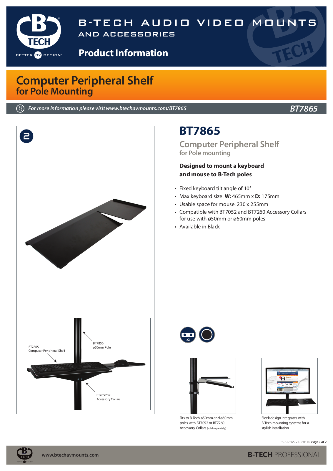 B-TECH BT7865/B Datasheet