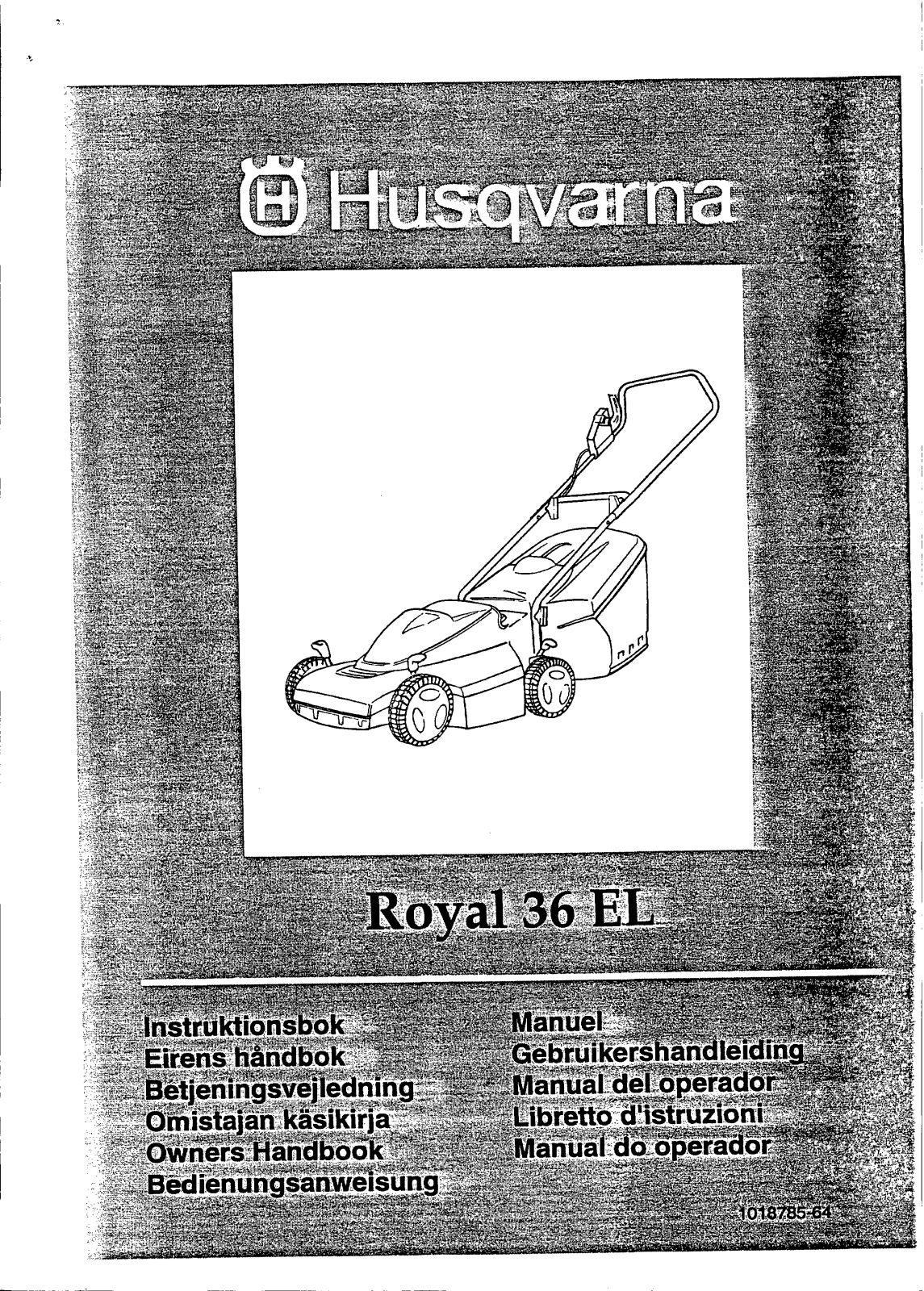 Husqvarna 36 EL User Manual